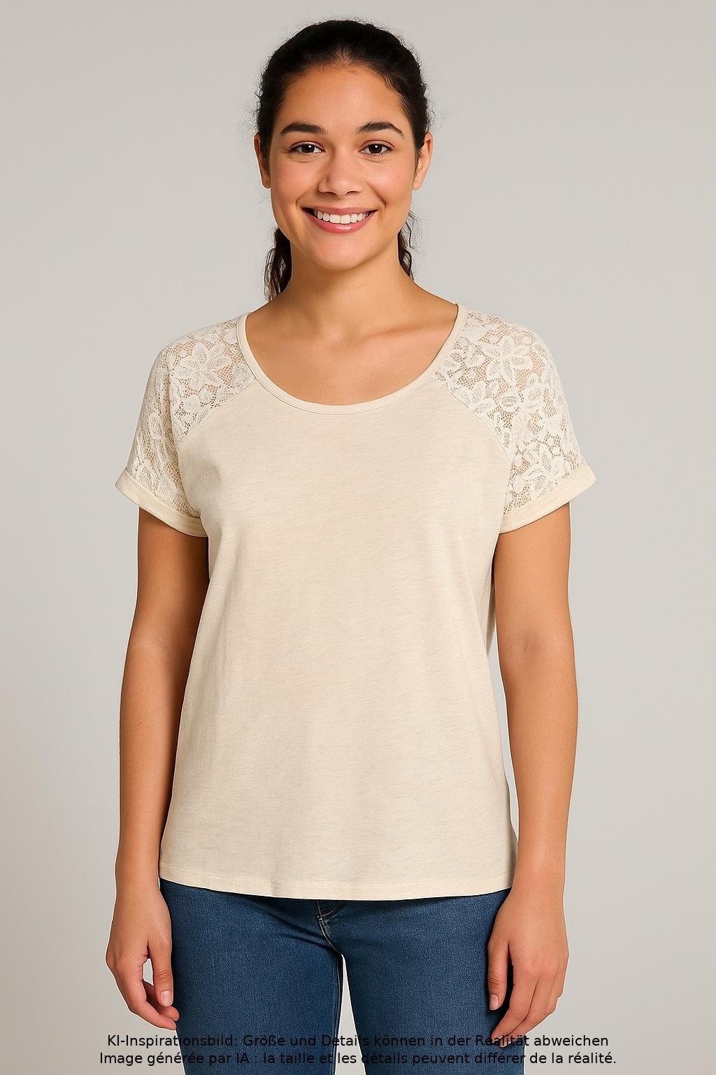 

Only Damen T-Shirt, beige, Gr. 36