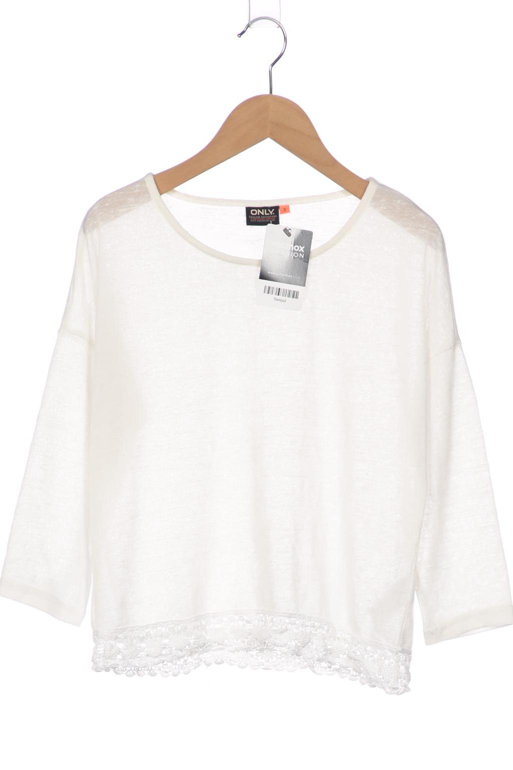 

Only Maternity Damen Langarmshirt, weiß, Gr. 36