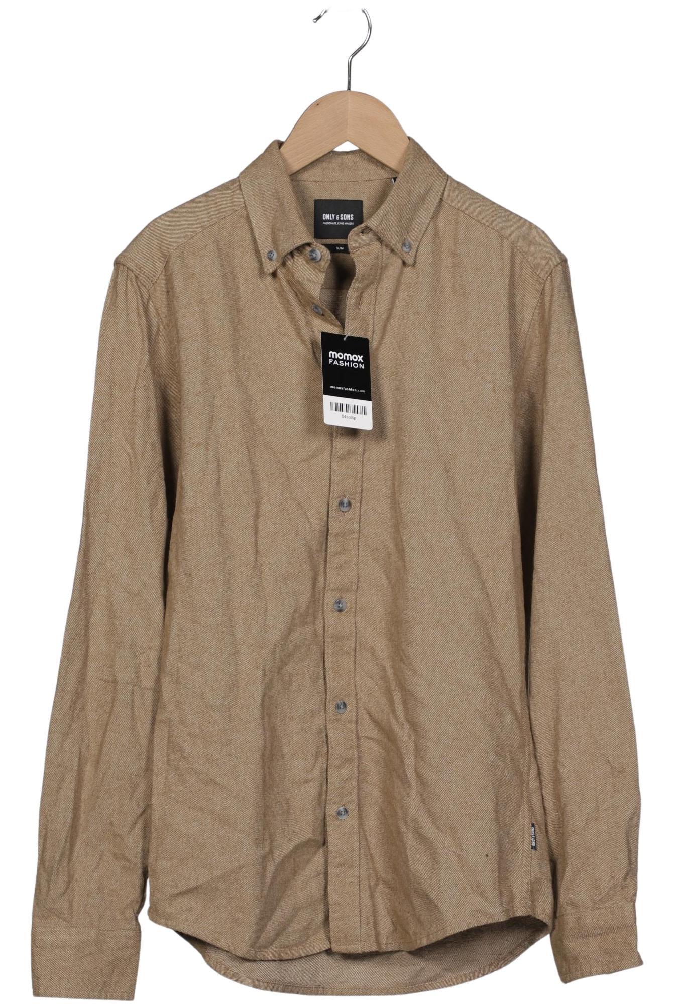 

Only & Sons Herren Hemd, beige, Gr. 44