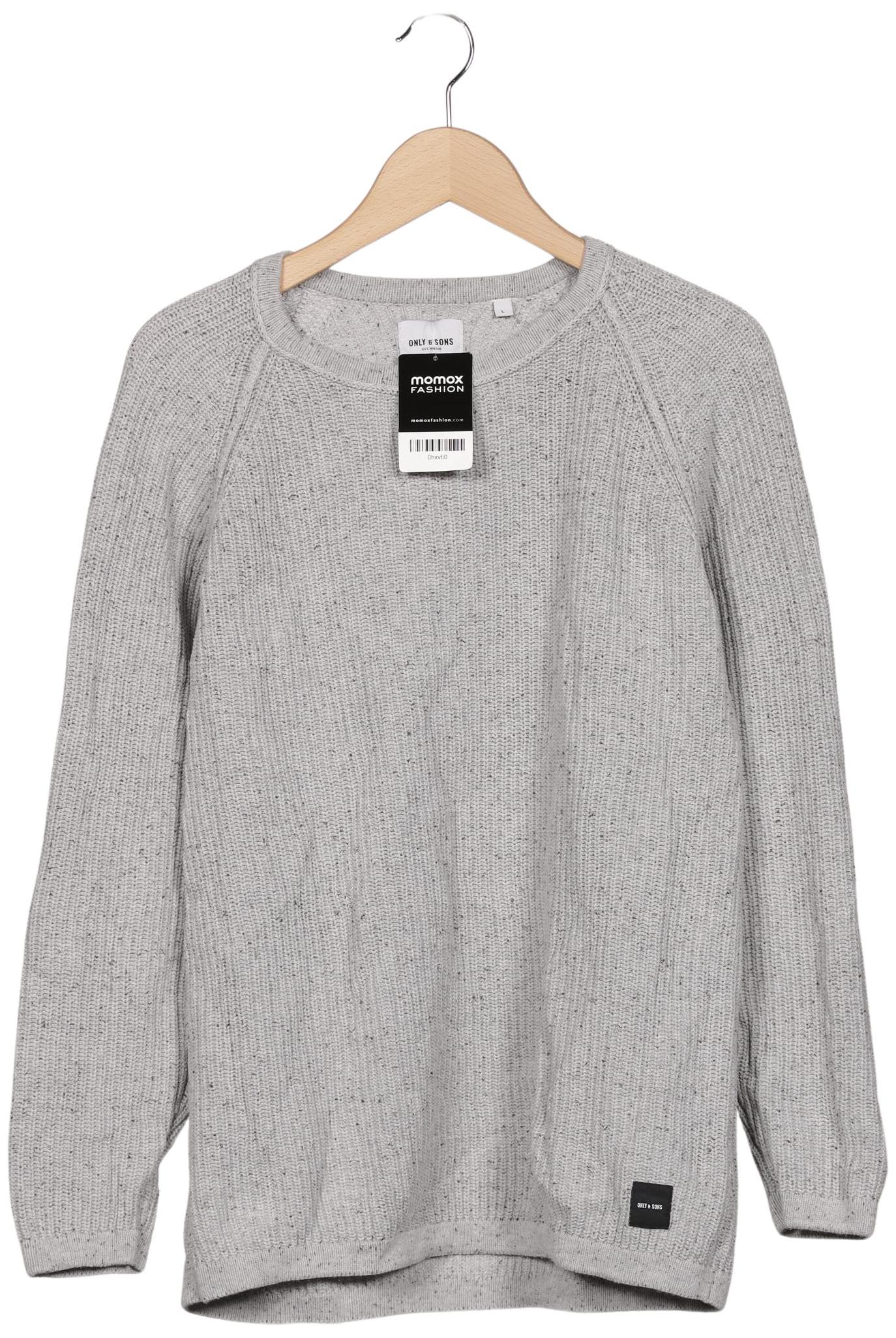 

Only & Sons Herren Pullover, grau, Gr. 52