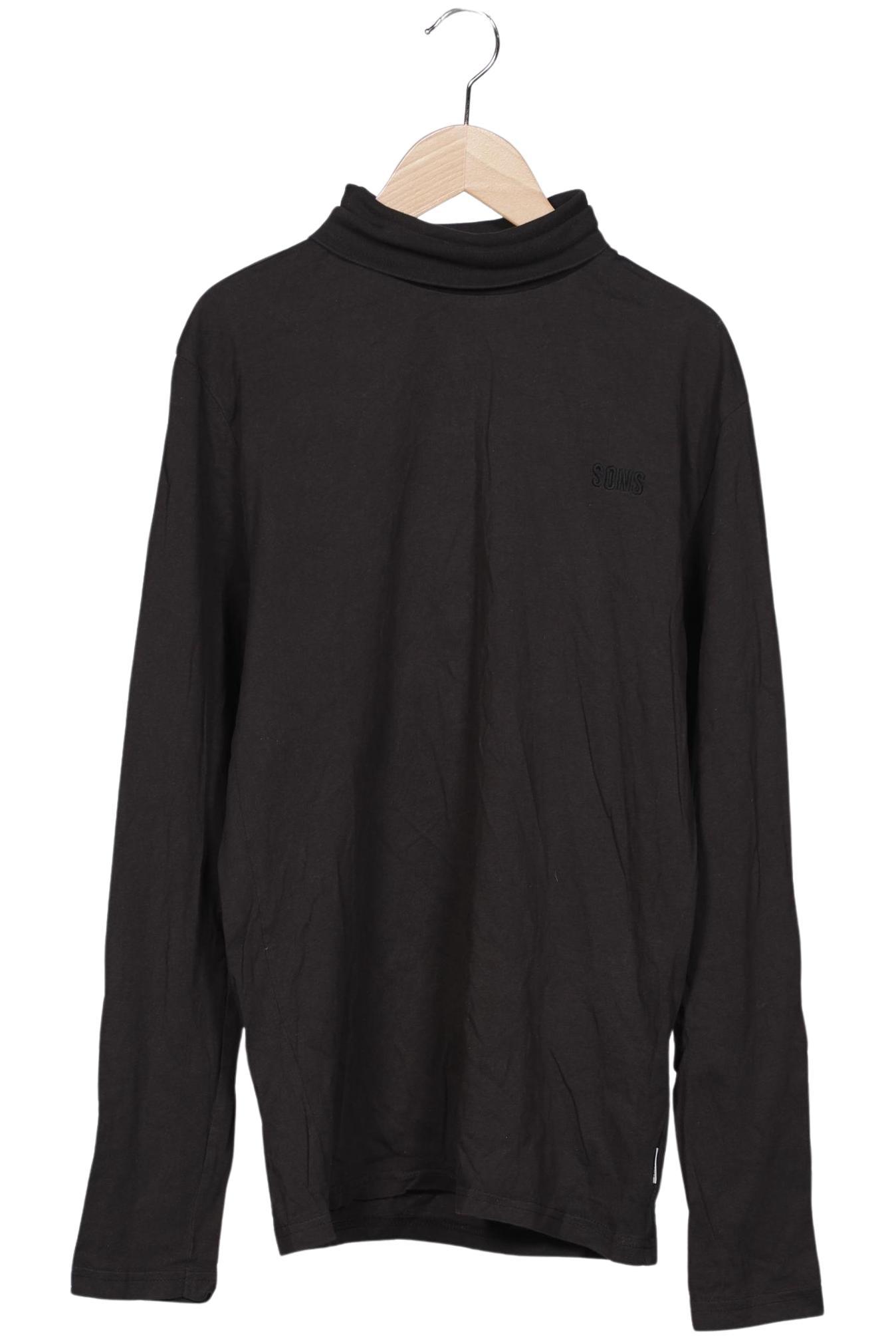 Thumbnail - Only &amp; Sons Herren Langarmshirt, schwarz, Gr. 48