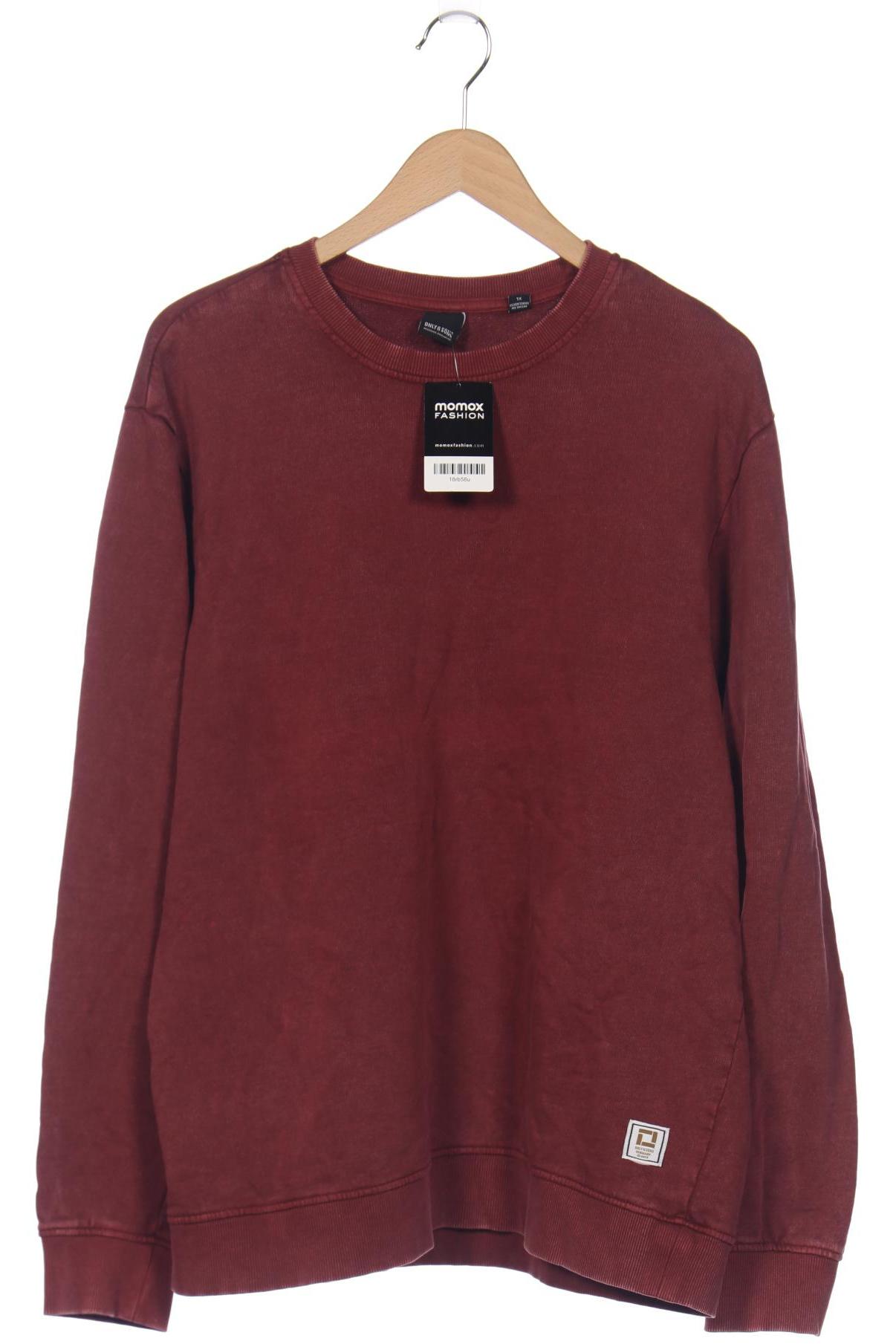 

Only & Sons Herren Sweatshirt, bordeaux