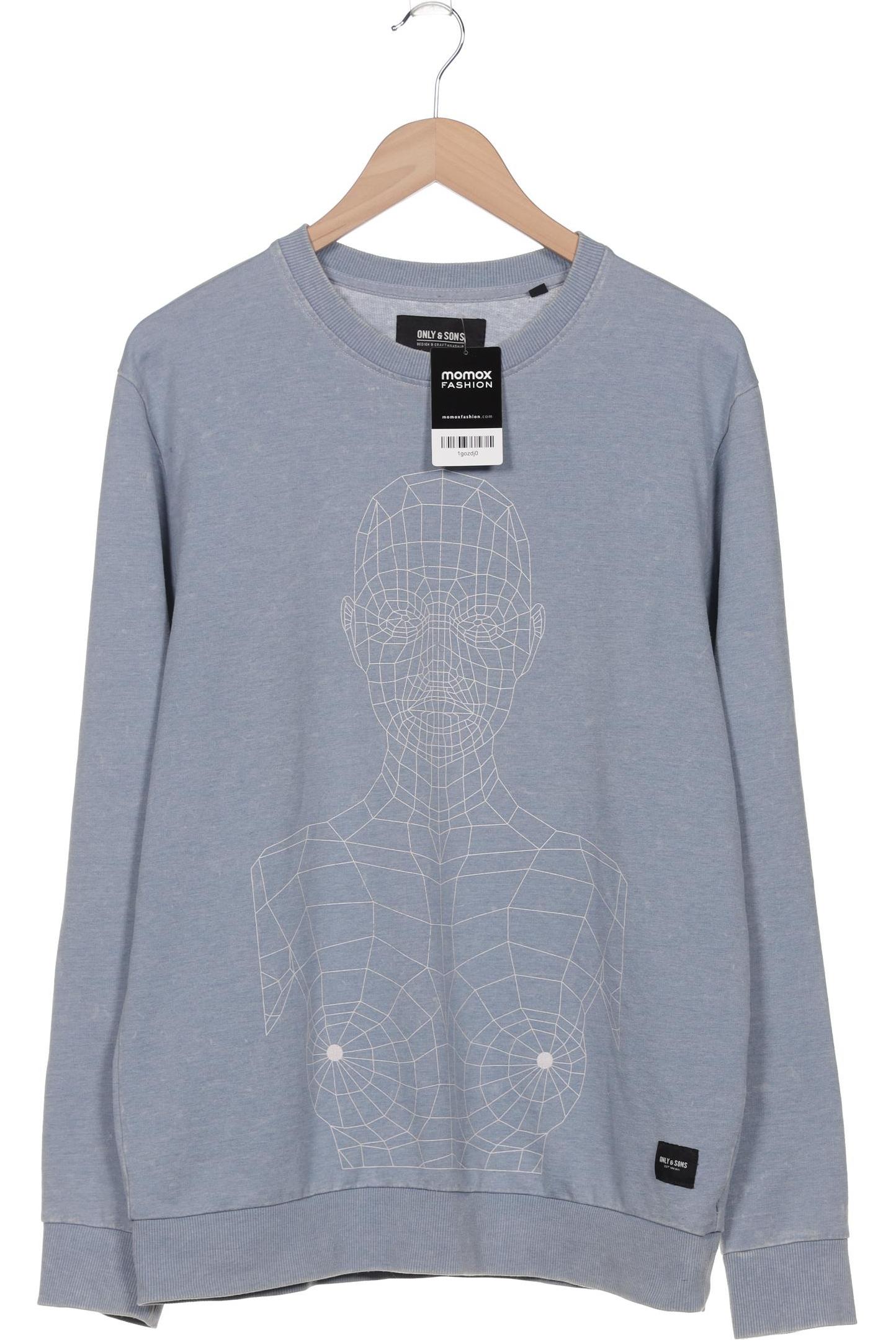 

Only & Sons Herren Sweatshirt, blau, Gr. 52