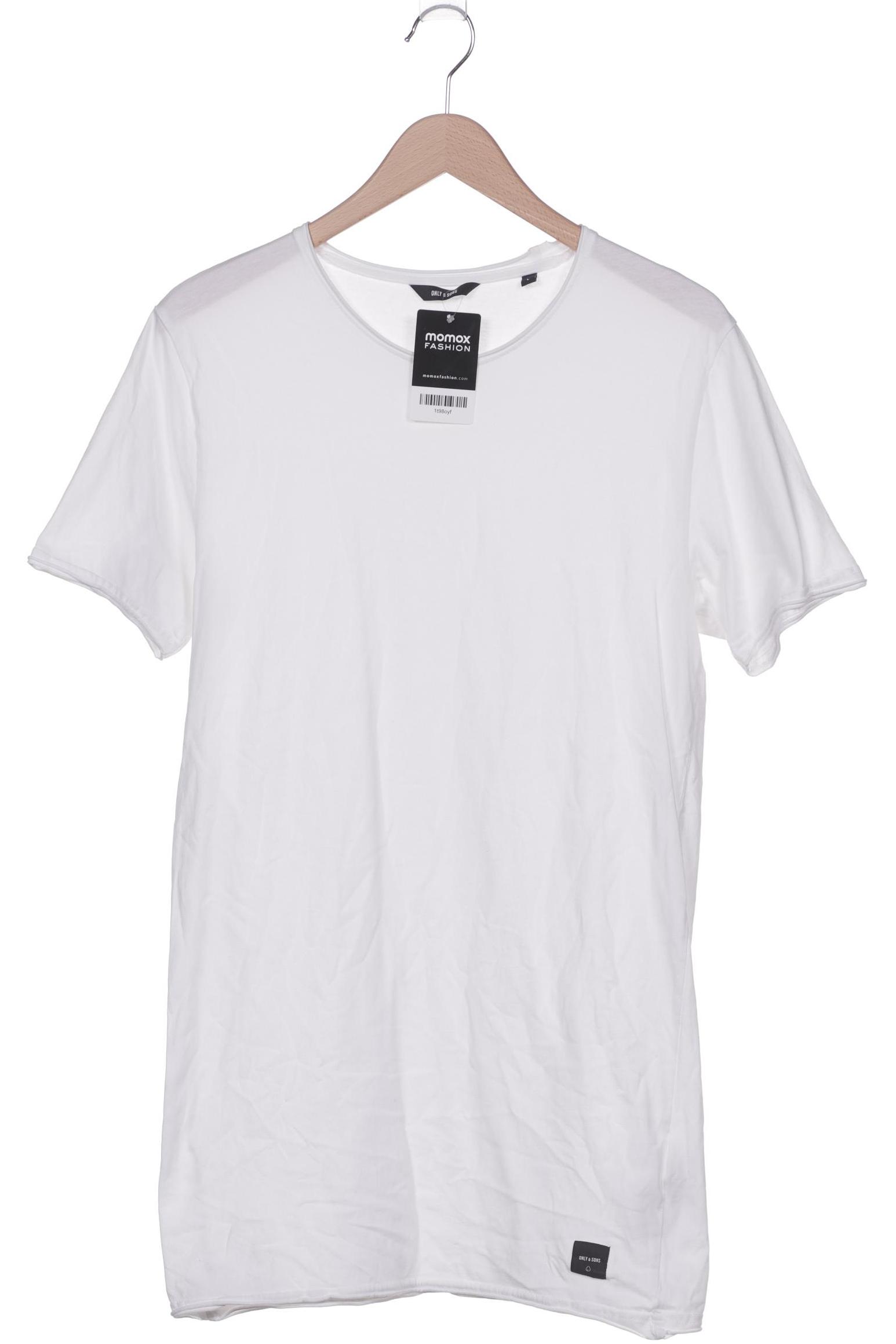 

Only & Sons Herren T-Shirt, weiß, Gr. 52