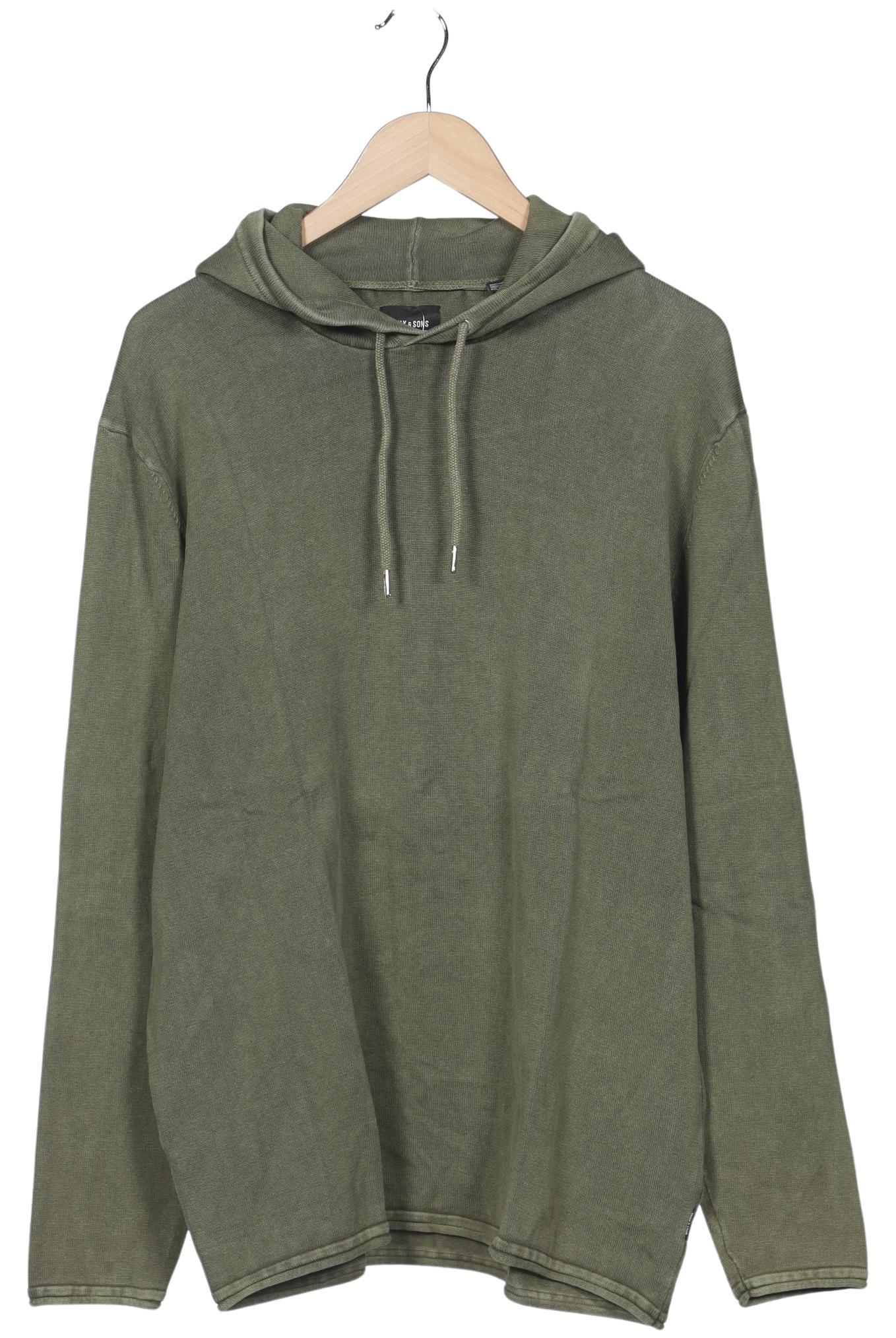 

Only & Sons Herren Kapuzenpullover, grün, Gr. 56