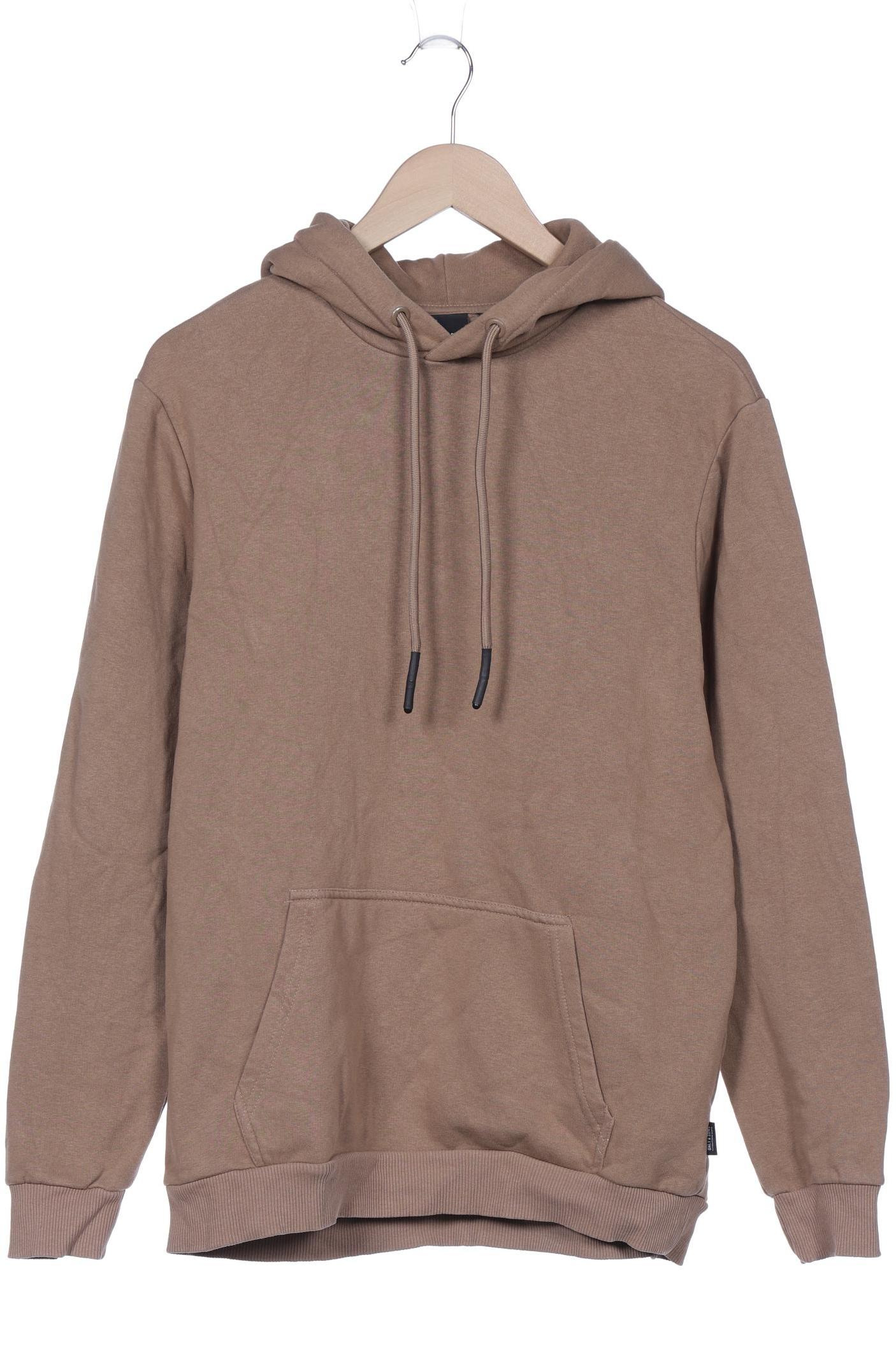 

Only & Sons Herren Kapuzenpullover, braun, Gr. 48