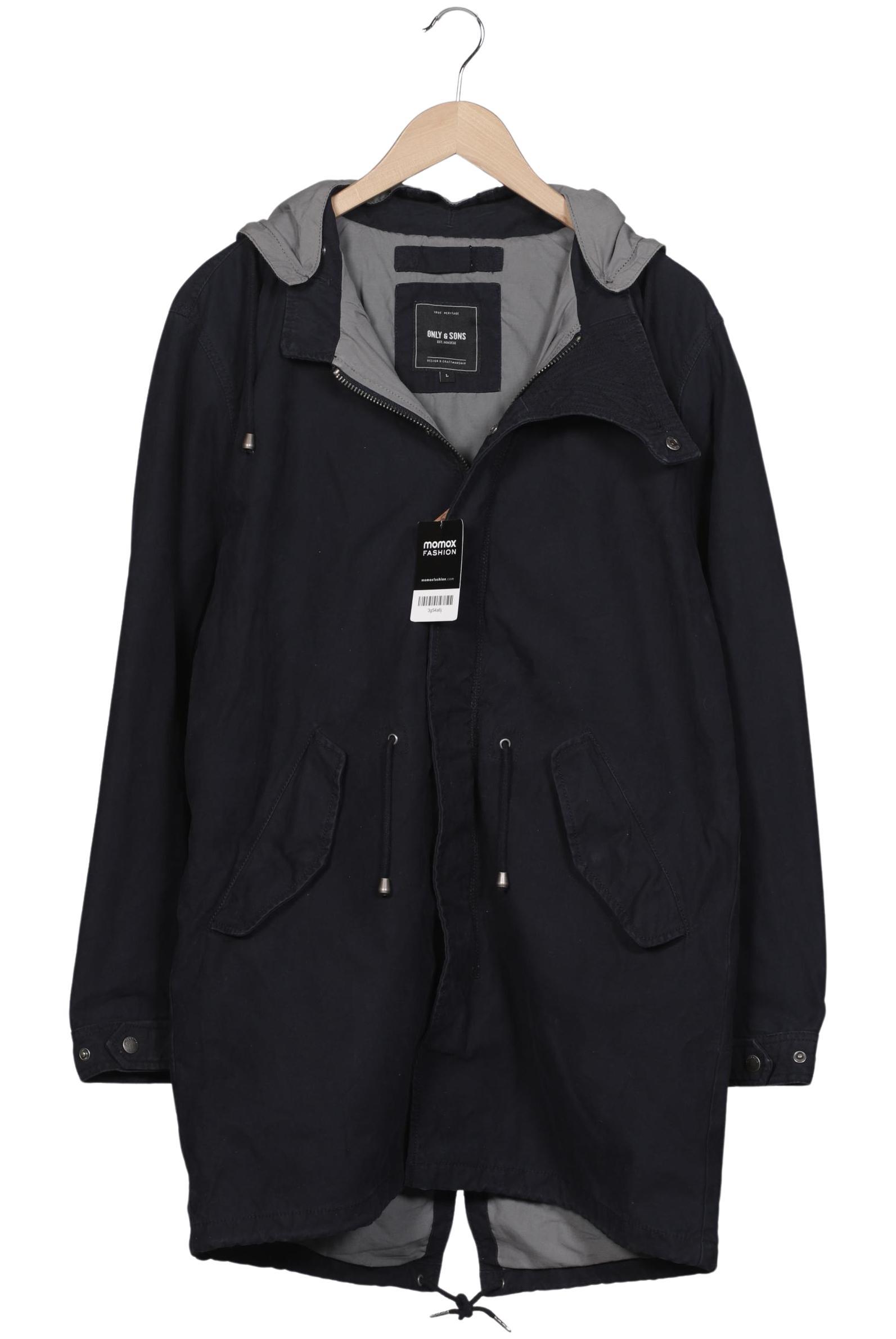

Only & Sons Herren Mantel, marineblau, Gr. 52