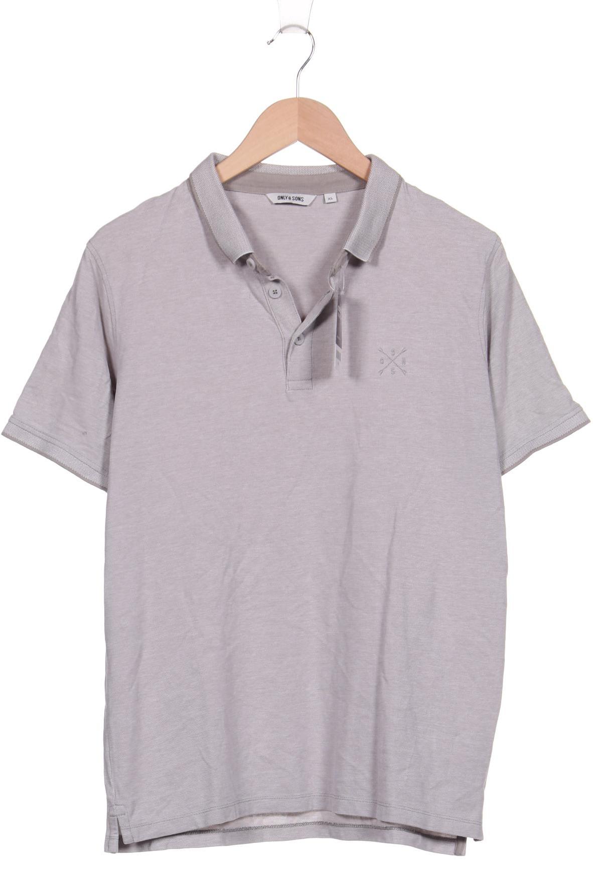 

Only & Sons Herren Poloshirt, grau