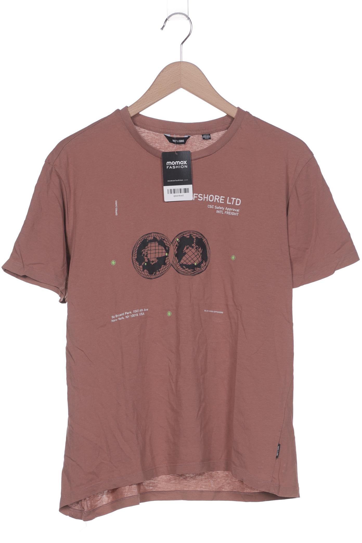 

Only & Sons Herren T-Shirt, pink, Gr. 48