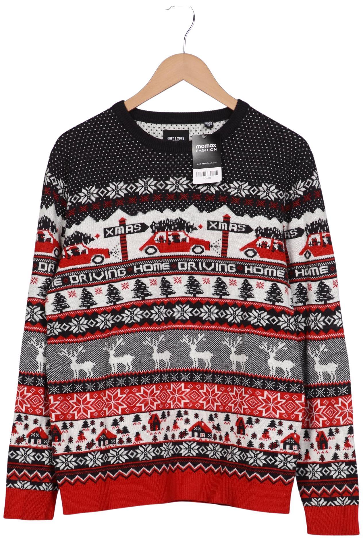 

Only & Sons Herren Pullover, mehrfarbig, Gr. 52