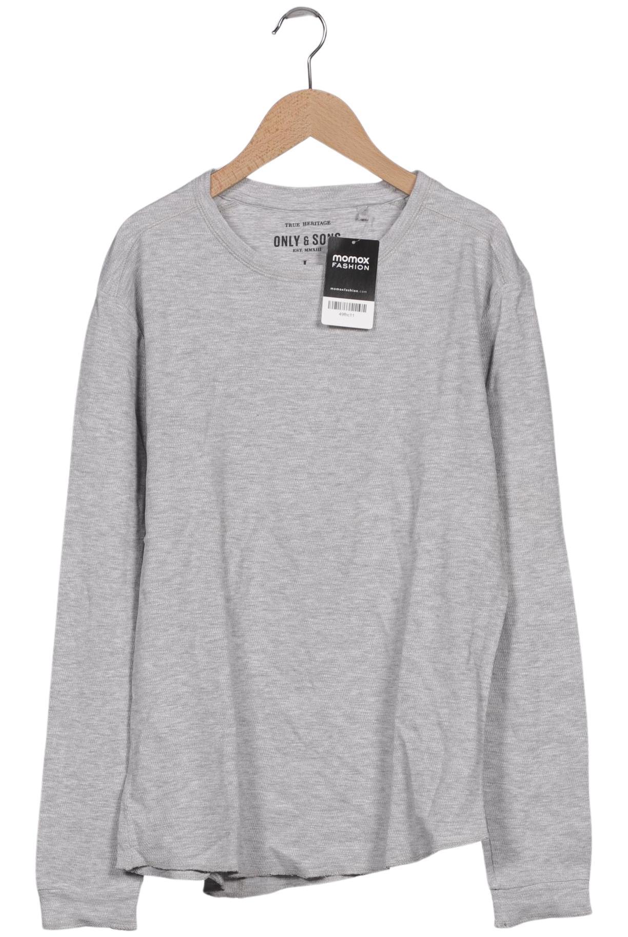 

Only & Sons Herren Langarmshirt, grau, Gr. 52