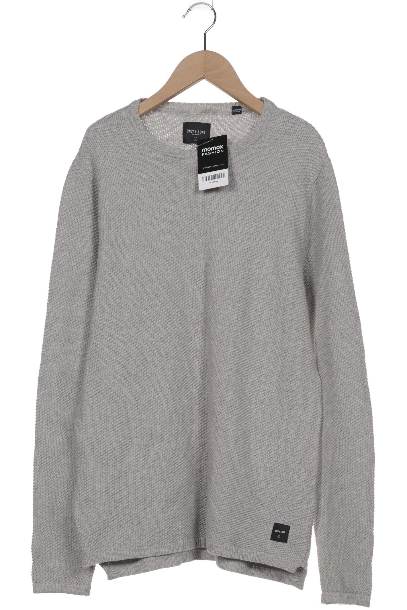 

Only & Sons Herren Pullover, grau, Gr. 52