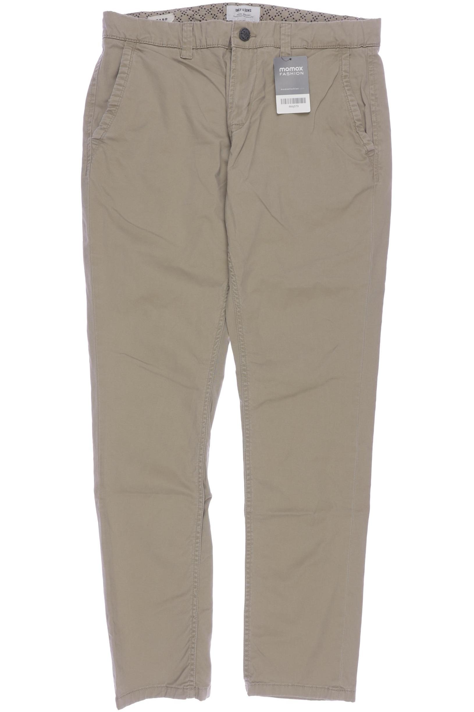 

Only & Sons Herren Stoffhose, beige, Gr. 32