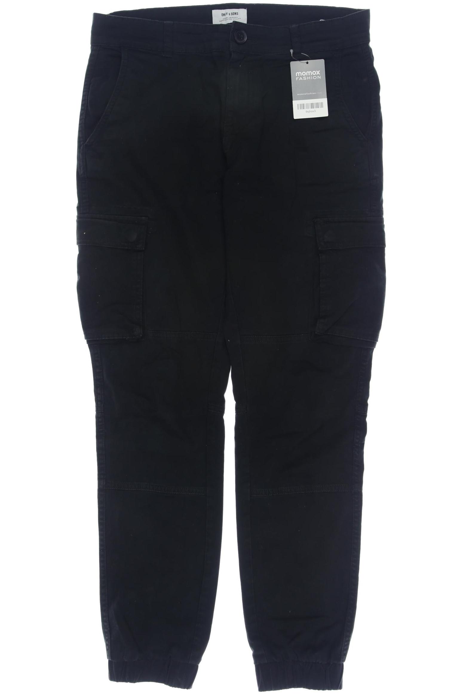 

Only & Sons Herren Stoffhose, schwarz, Gr. 29