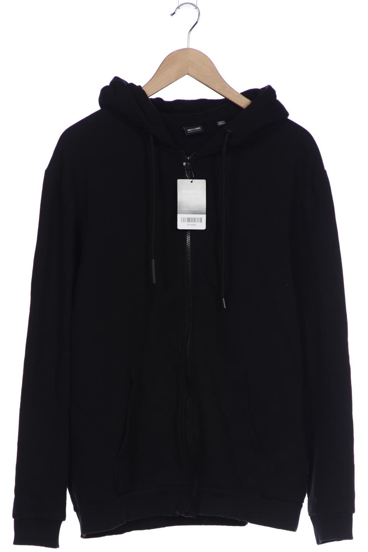 

Only & Sons Herren Kapuzenpullover, schwarz, Gr. 54