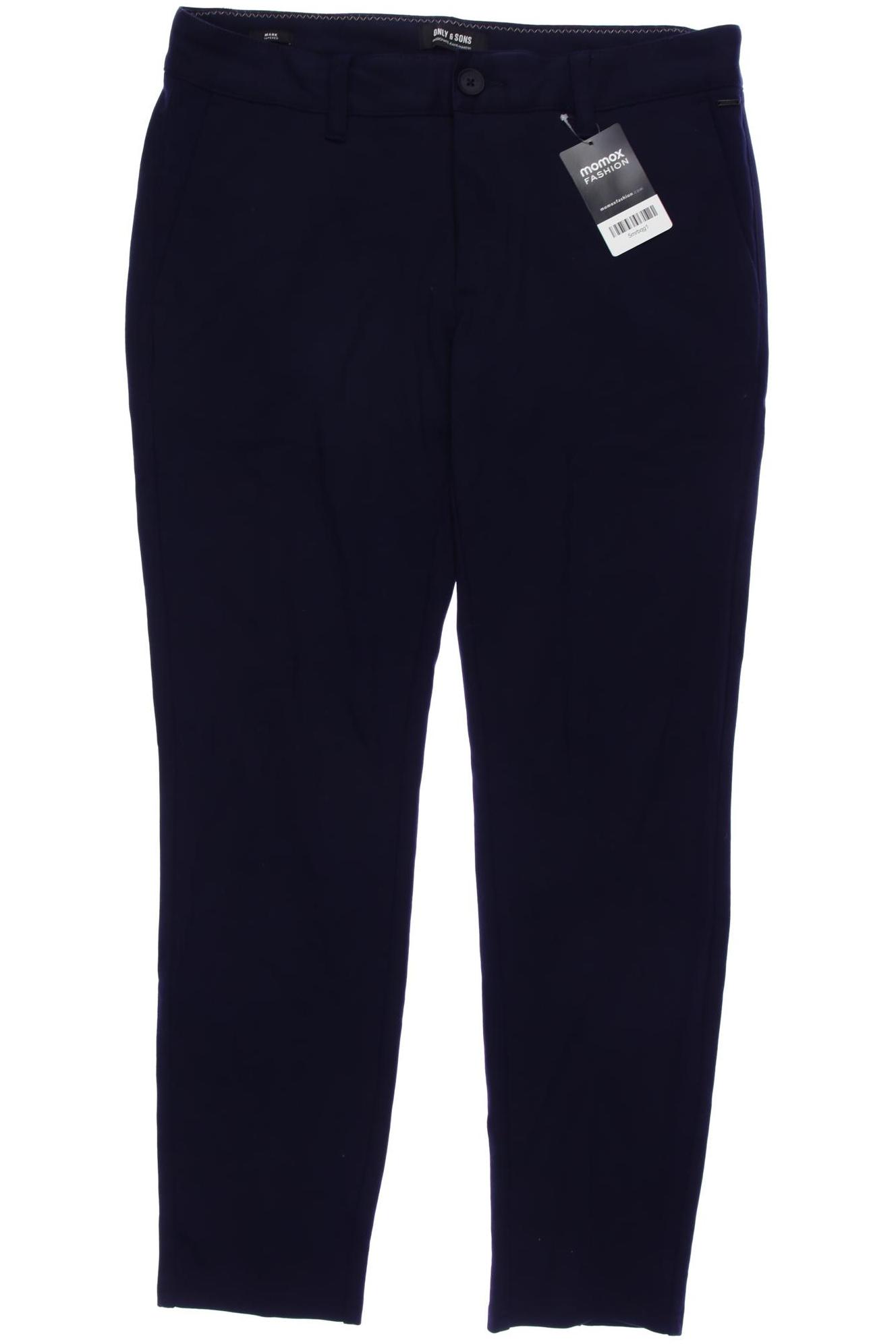 

Only & Sons Herren Stoffhose, marineblau, Gr. 33