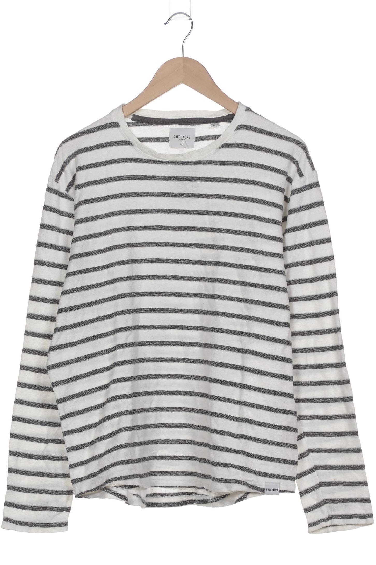 

Only & Sons Herren Langarmshirt, weiß, Gr. 54
