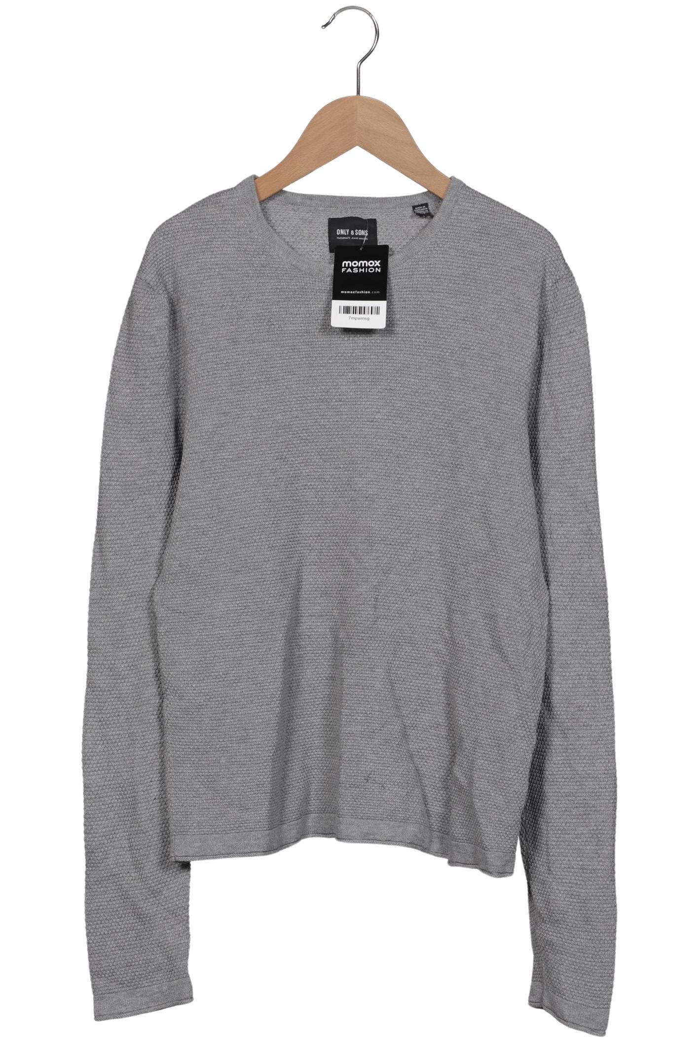 

Only & Sons Herren Pullover, grau, Gr. 46