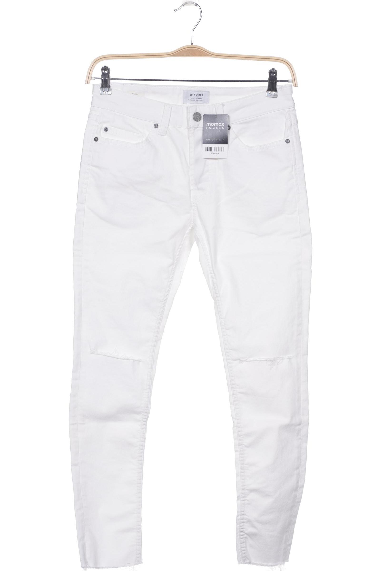 

Only & Sons Herren Jeans, weiß