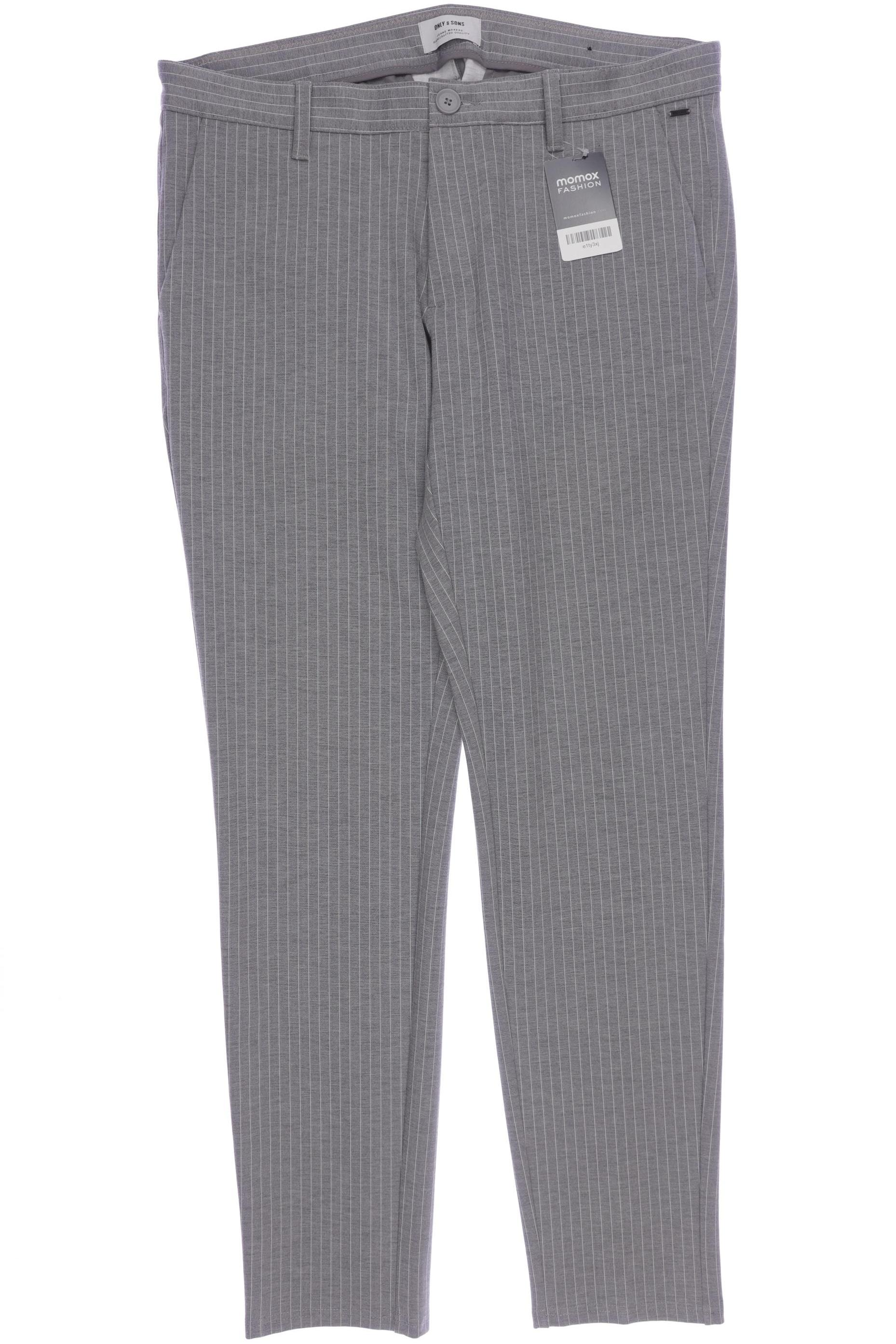 

Only & Sons Herren Stoffhose, grau, Gr. 34