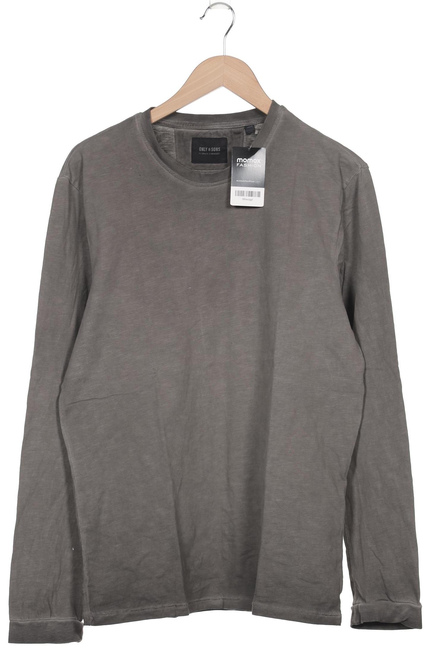 

Only & Sons Herren Langarmshirt, grau, Gr. 48