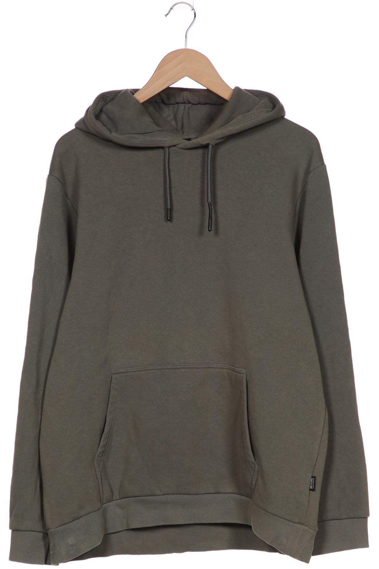 

Only & Sons Herren Kapuzenpullover, grün, Gr. 54