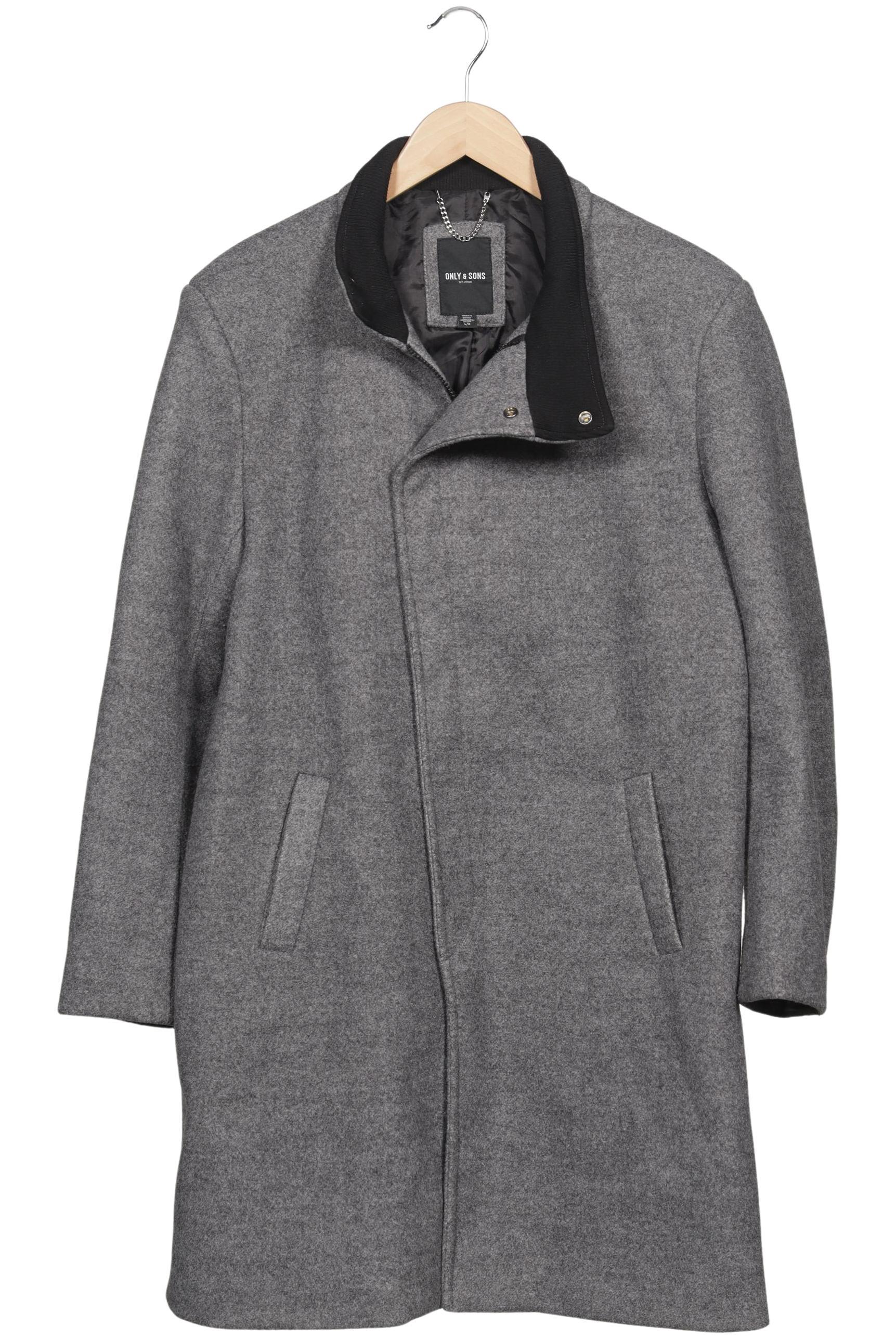

Only & Sons Herren Mantel, grau, Gr. 52