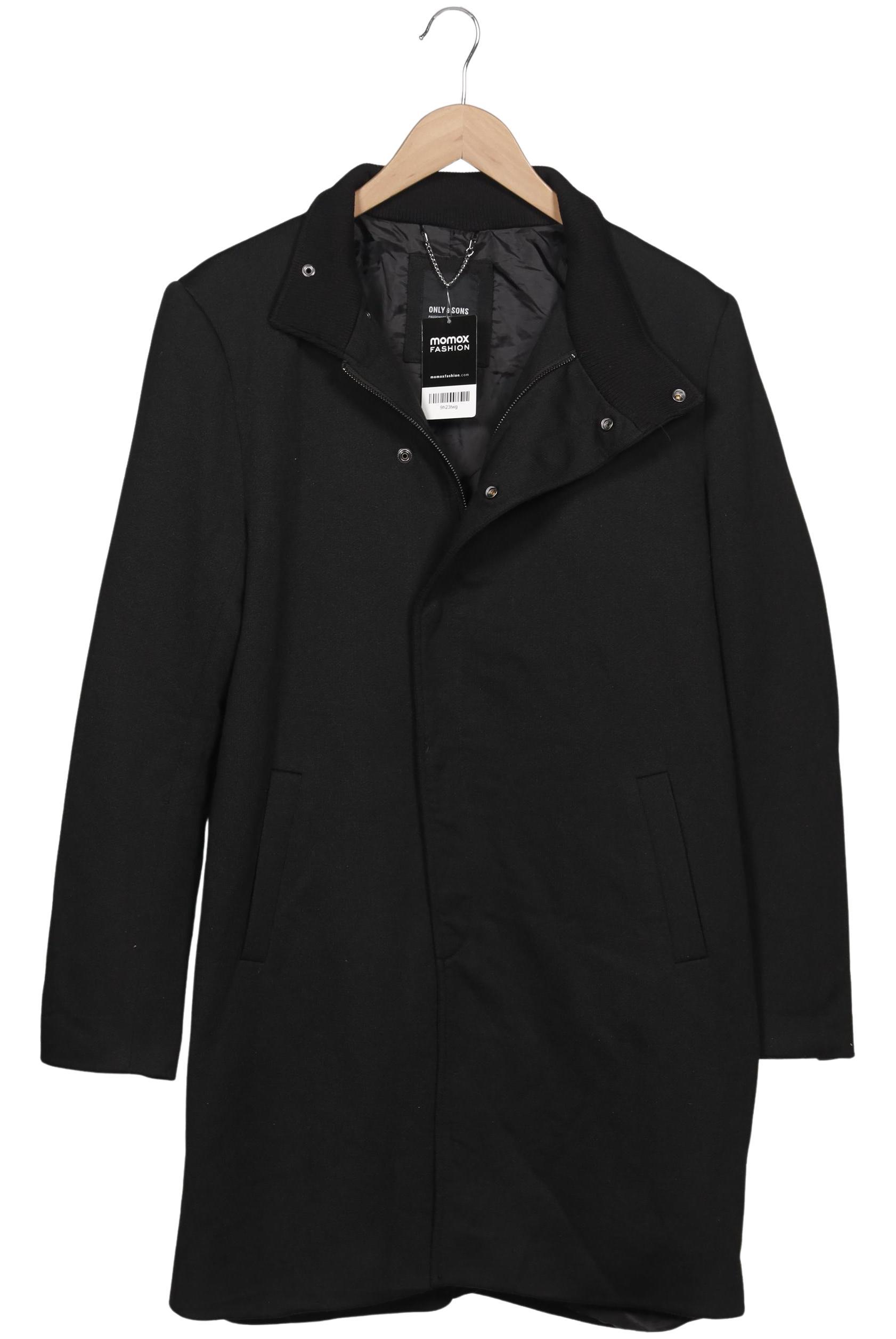 

Only & Sons Herren Mantel, schwarz, Gr. 52