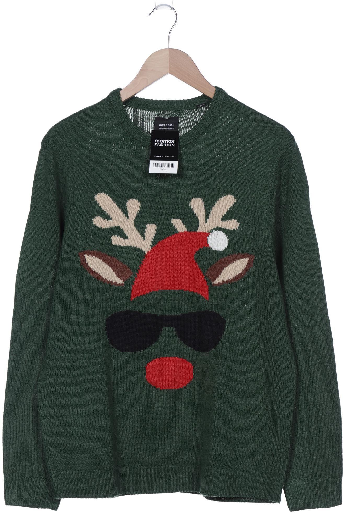 

Only & Sons Herren Pullover, grün, Gr. 52