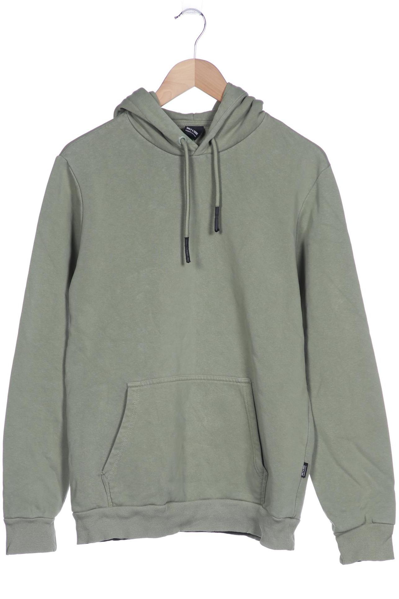 

Only & Sons Herren Kapuzenpullover, grün, Gr. 48