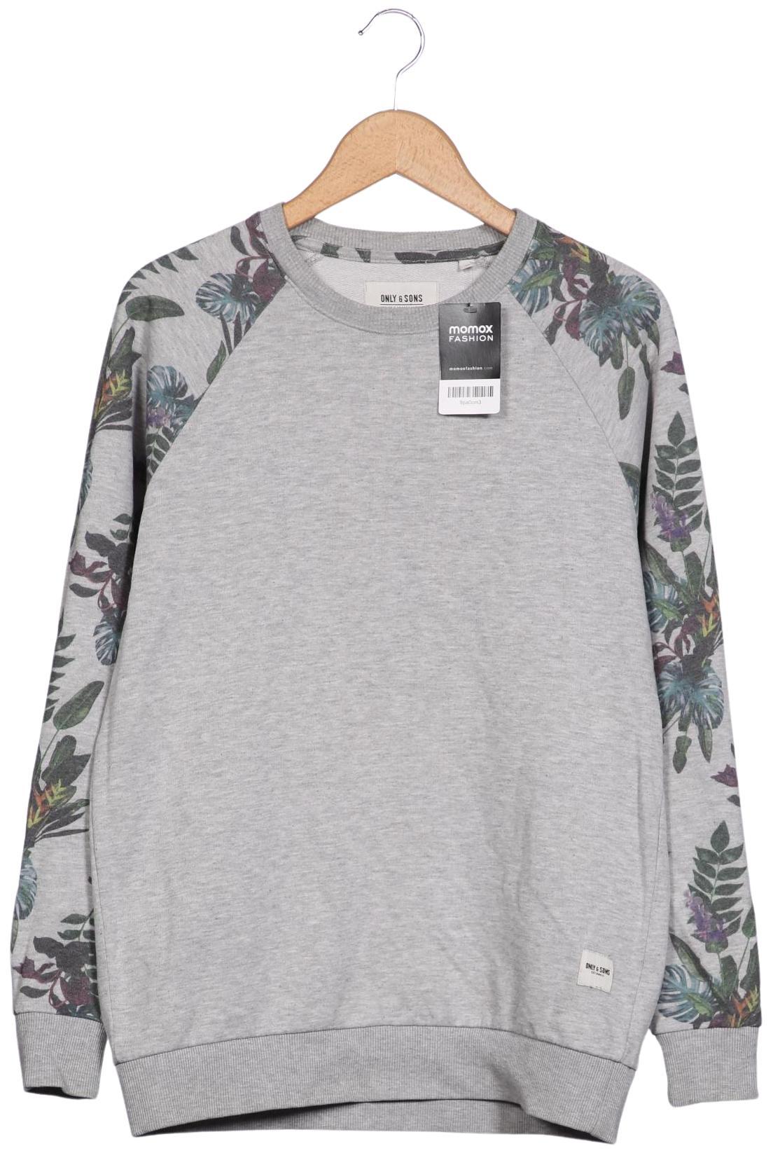 Thumbnail - Only &amp; Sons Herren Sweatshirt, grau, Gr. 48