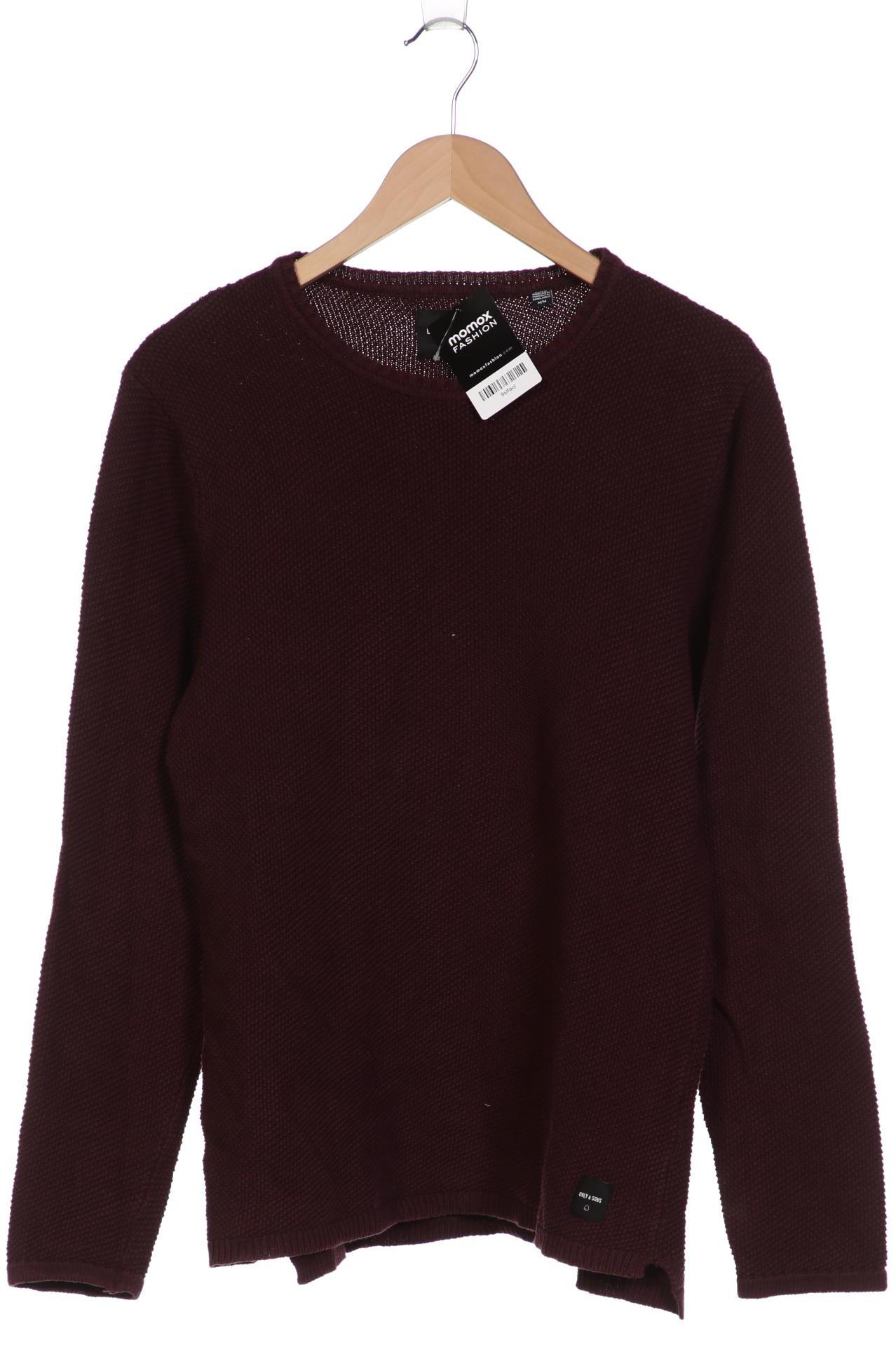 

Only & Sons Herren Pullover, bordeaux, Gr. 48