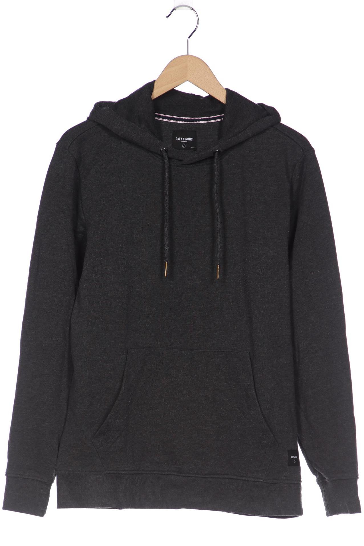 

Only & Sons Herren Kapuzenpullover, grau, Gr. 48