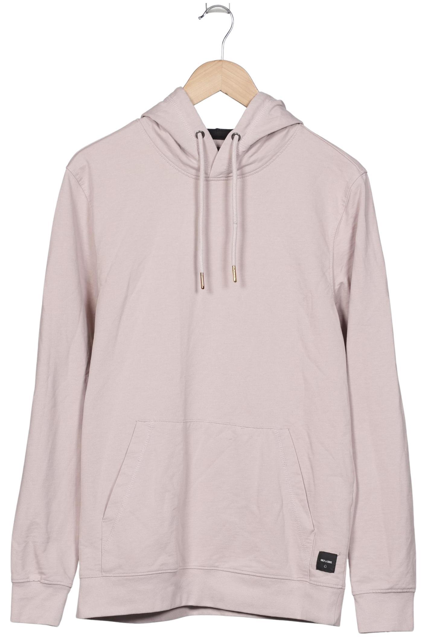 

Only & Sons Herren Kapuzenpullover, pink, Gr. 48