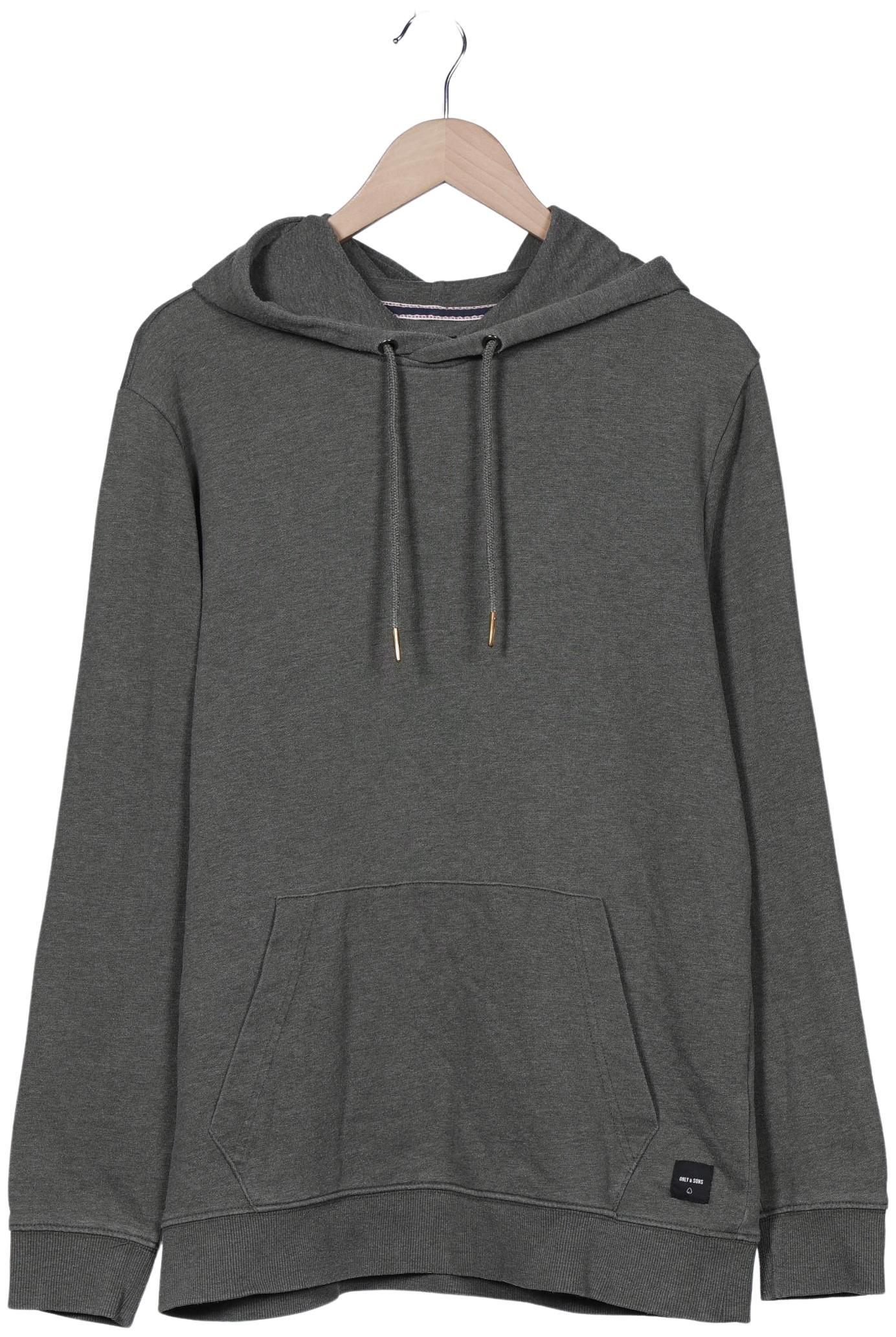 

Only & Sons Herren Kapuzenpullover, grün, Gr. 52
