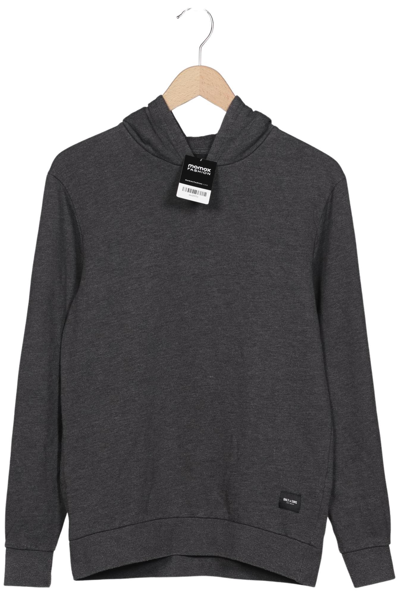 

Only & Sons Herren Kapuzenpullover, grau, Gr. 46