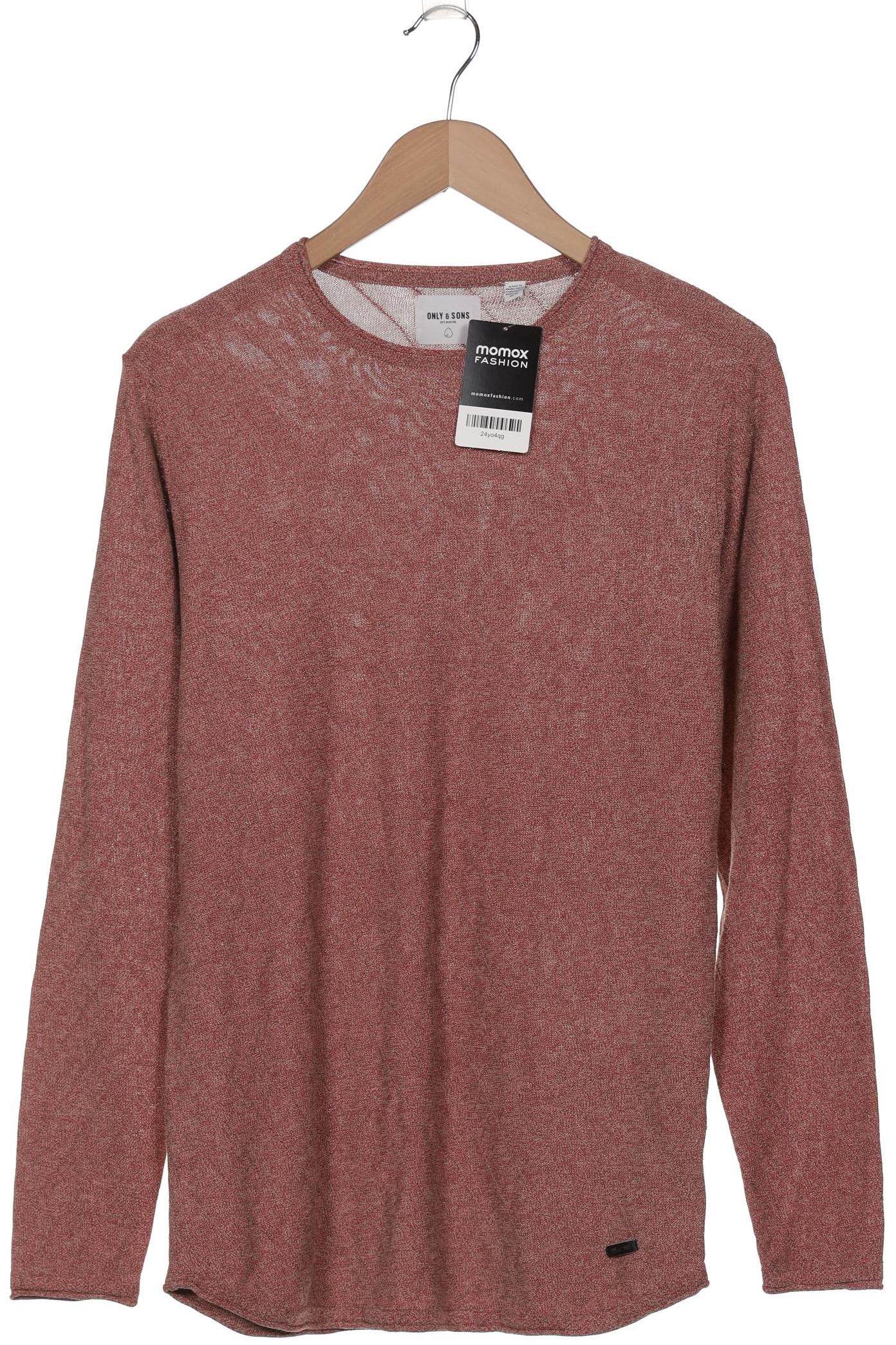 

Only & Sons Herren Pullover, rot, Gr. 48