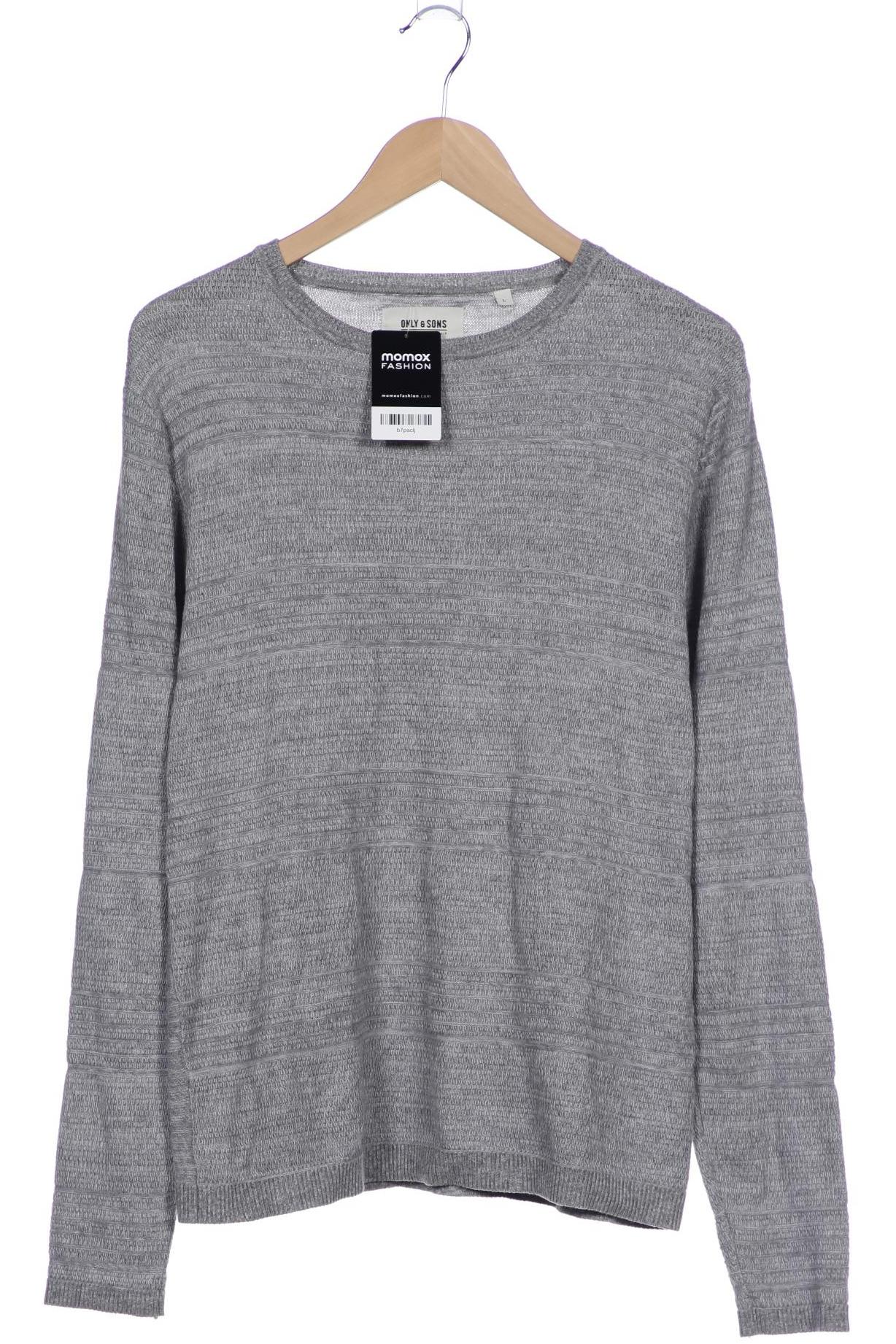 

Only & Sons Herren Pullover, grau, Gr. 52