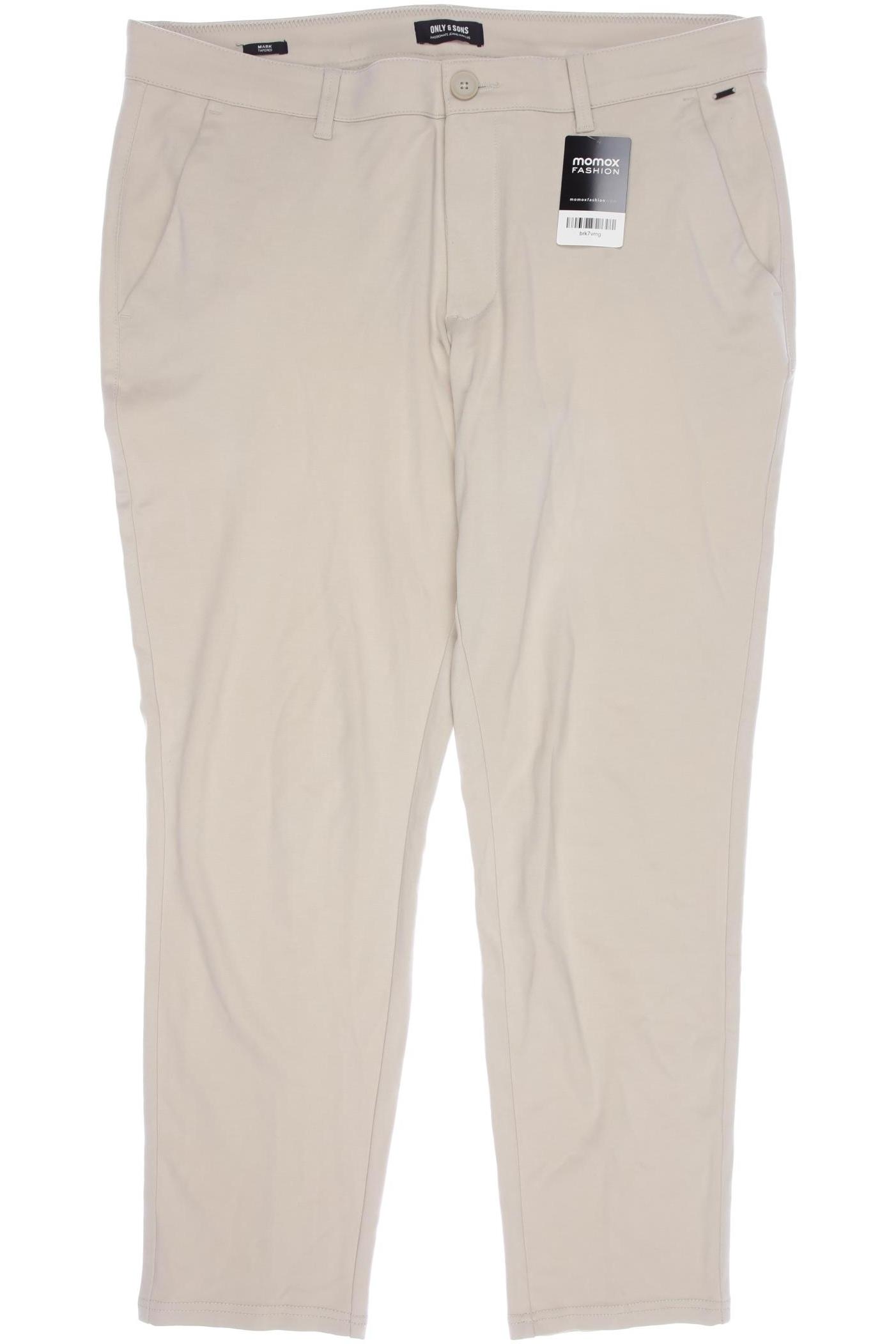 

Only & Sons Herren Stoffhose, cremeweiß, Gr. 38