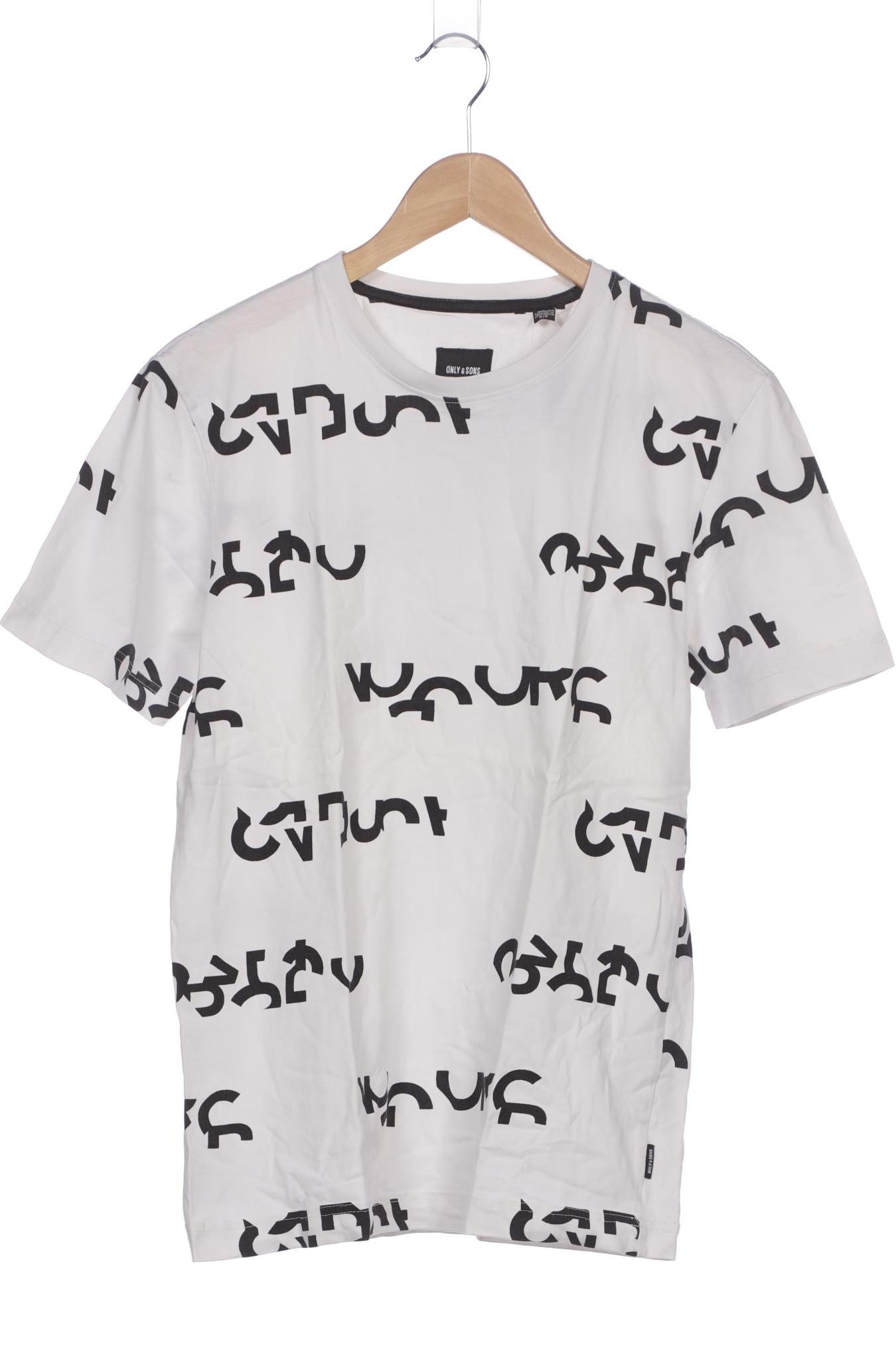 

Only & Sons Herren T-Shirt, weiß, Gr. 46