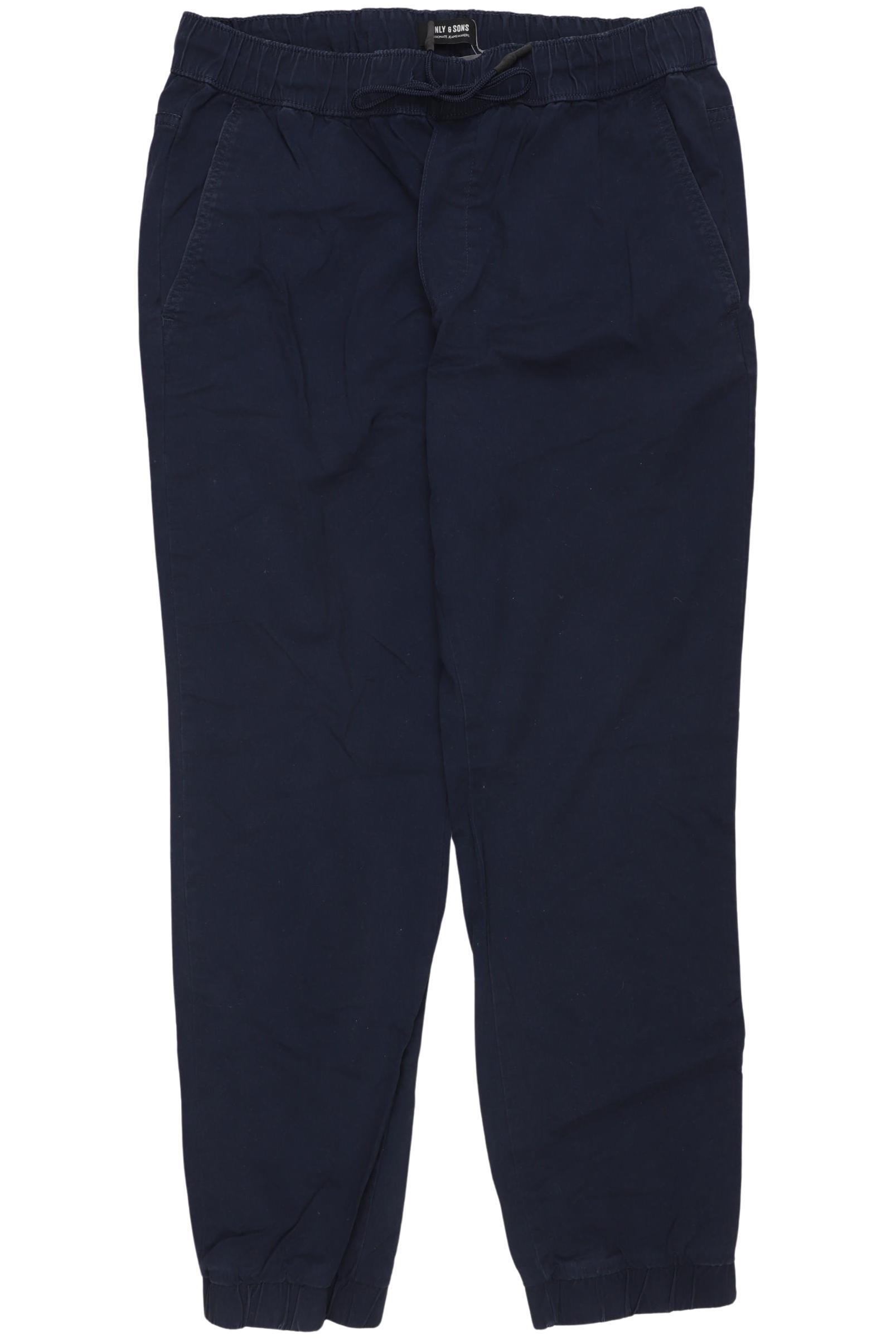 

Only & Sons Herren Stoffhose, marineblau, Gr. 0