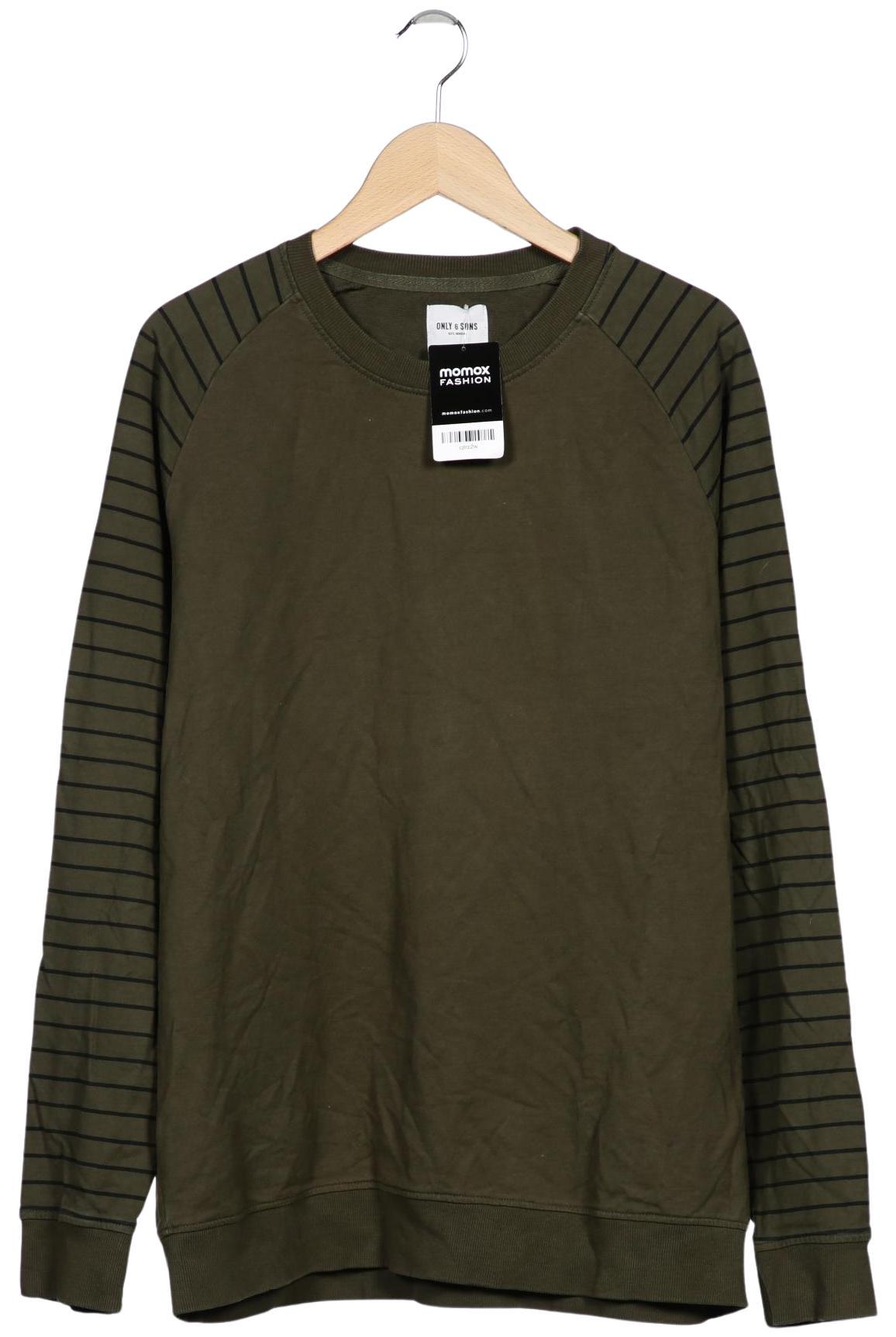 

Only & Sons Herren Sweatshirt, grün, Gr. 56
