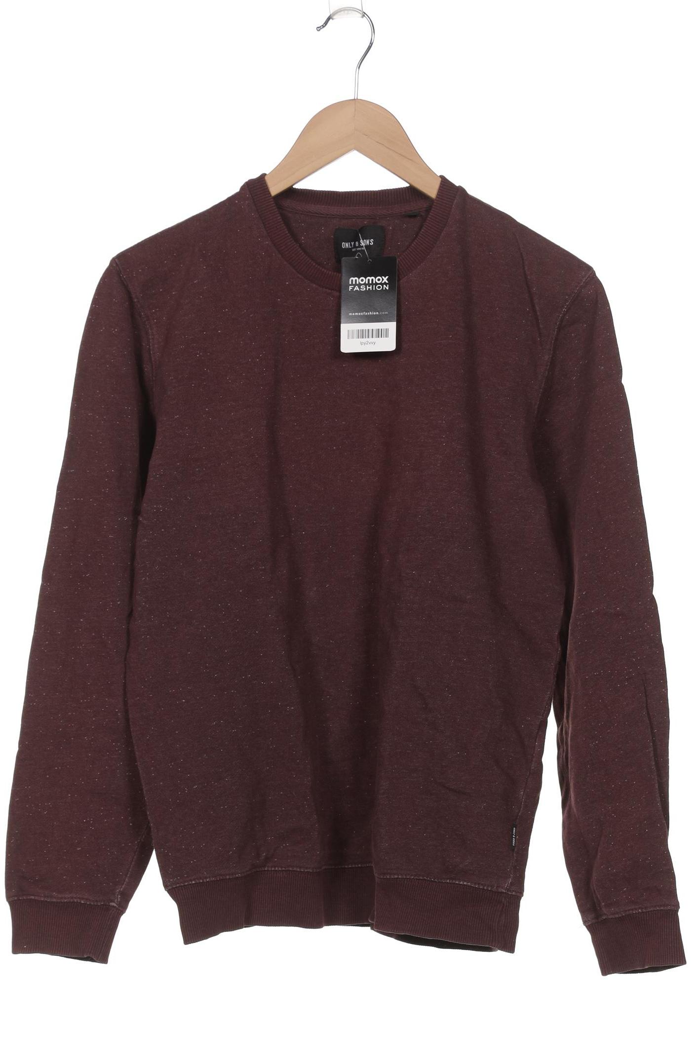 

Only & Sons Herren Sweatshirt, bordeaux, Gr. 48