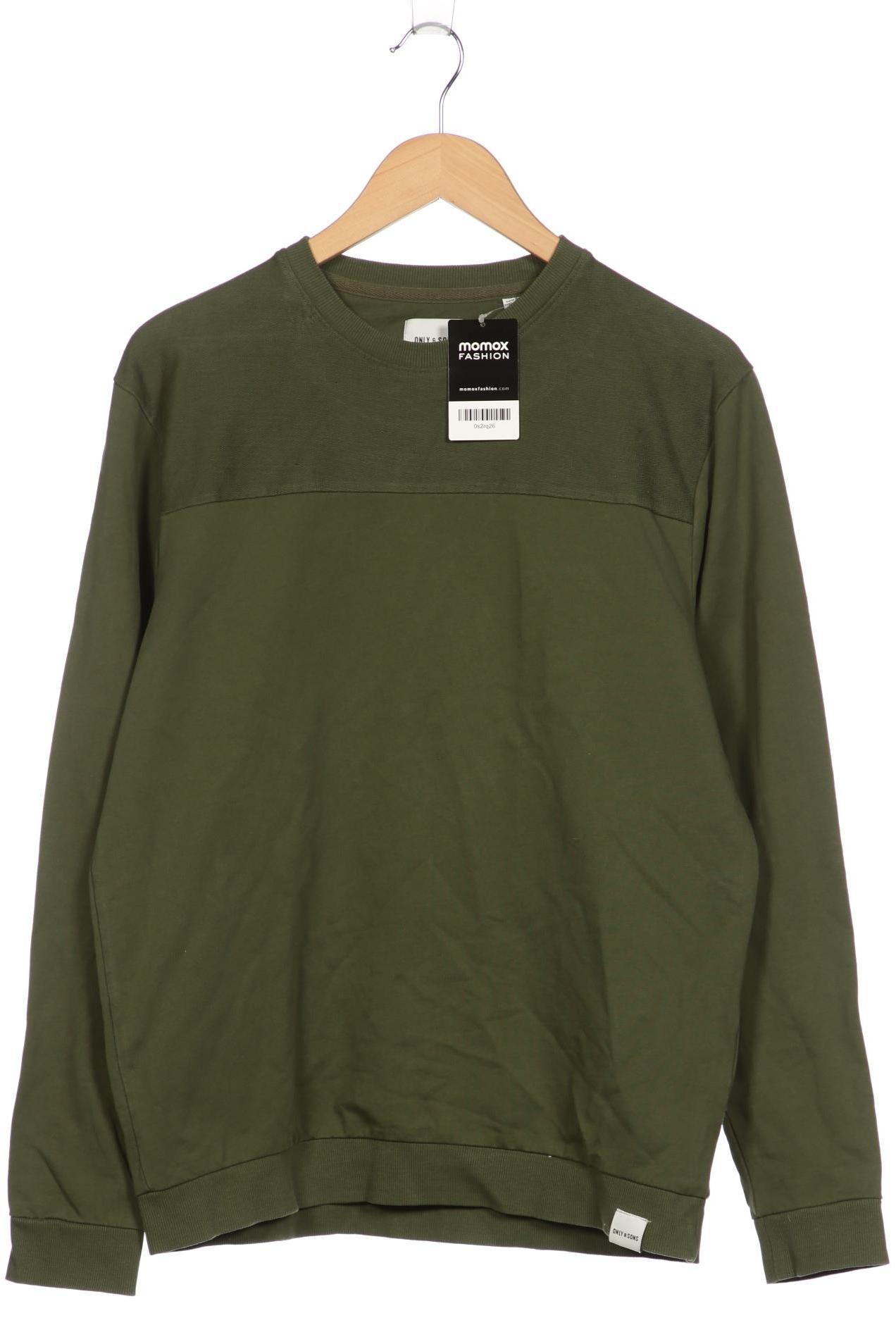 

Only & Sons Herren Sweatshirt, grün, Gr. 52