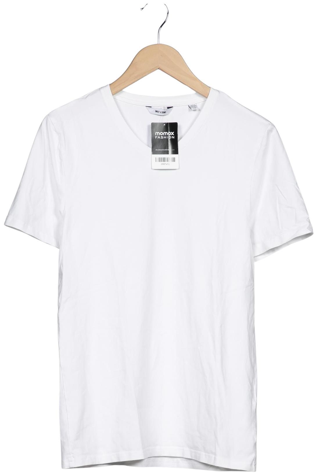 

Only & Sons Herren T-Shirt, weiß, Gr. 52