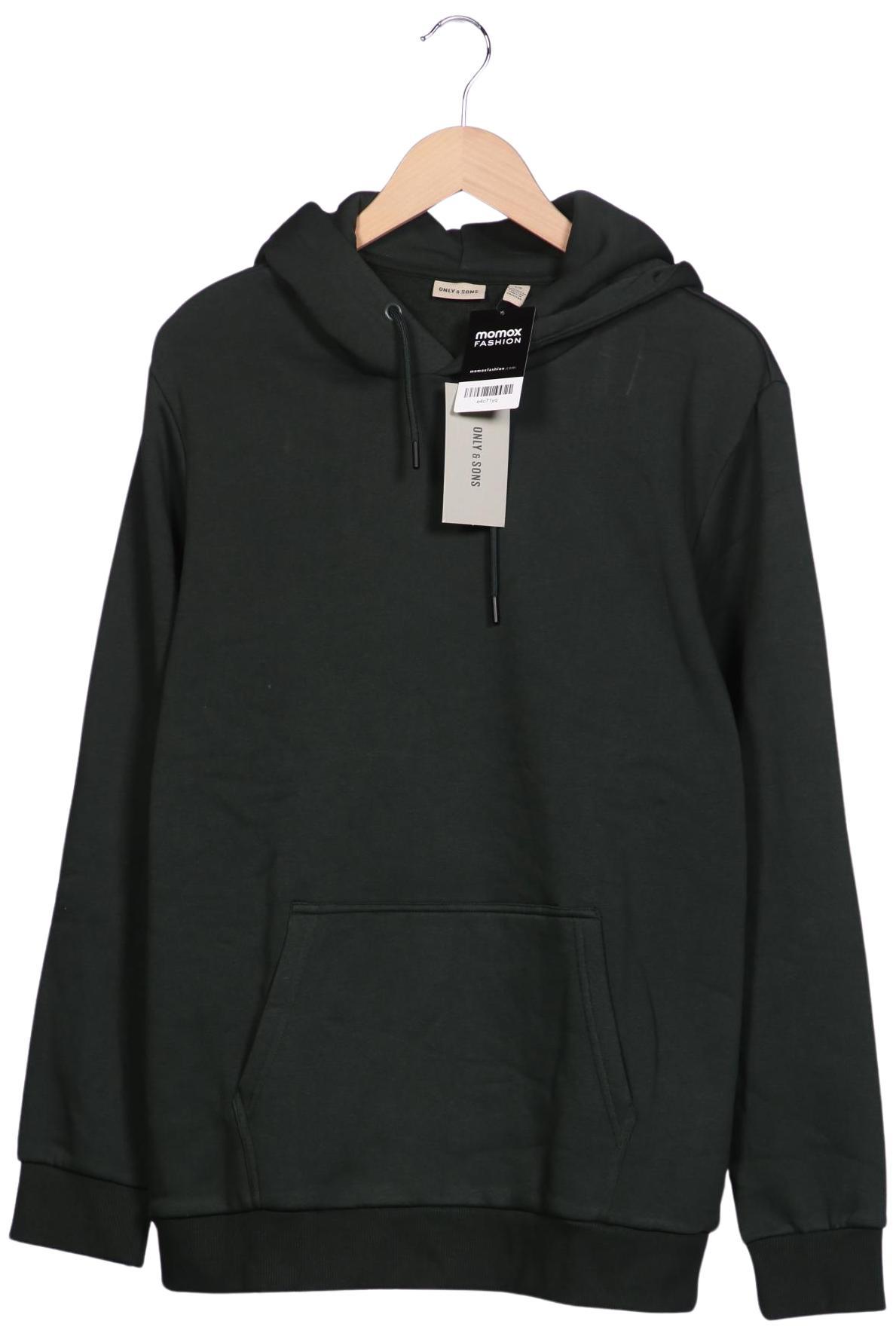

Only & Sons Herren Kapuzenpullover, grün, Gr. 52