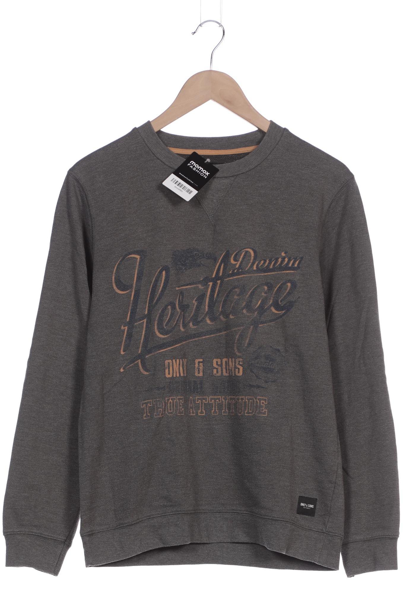

Only & Sons Herren Sweatshirt, grau, Gr. 46