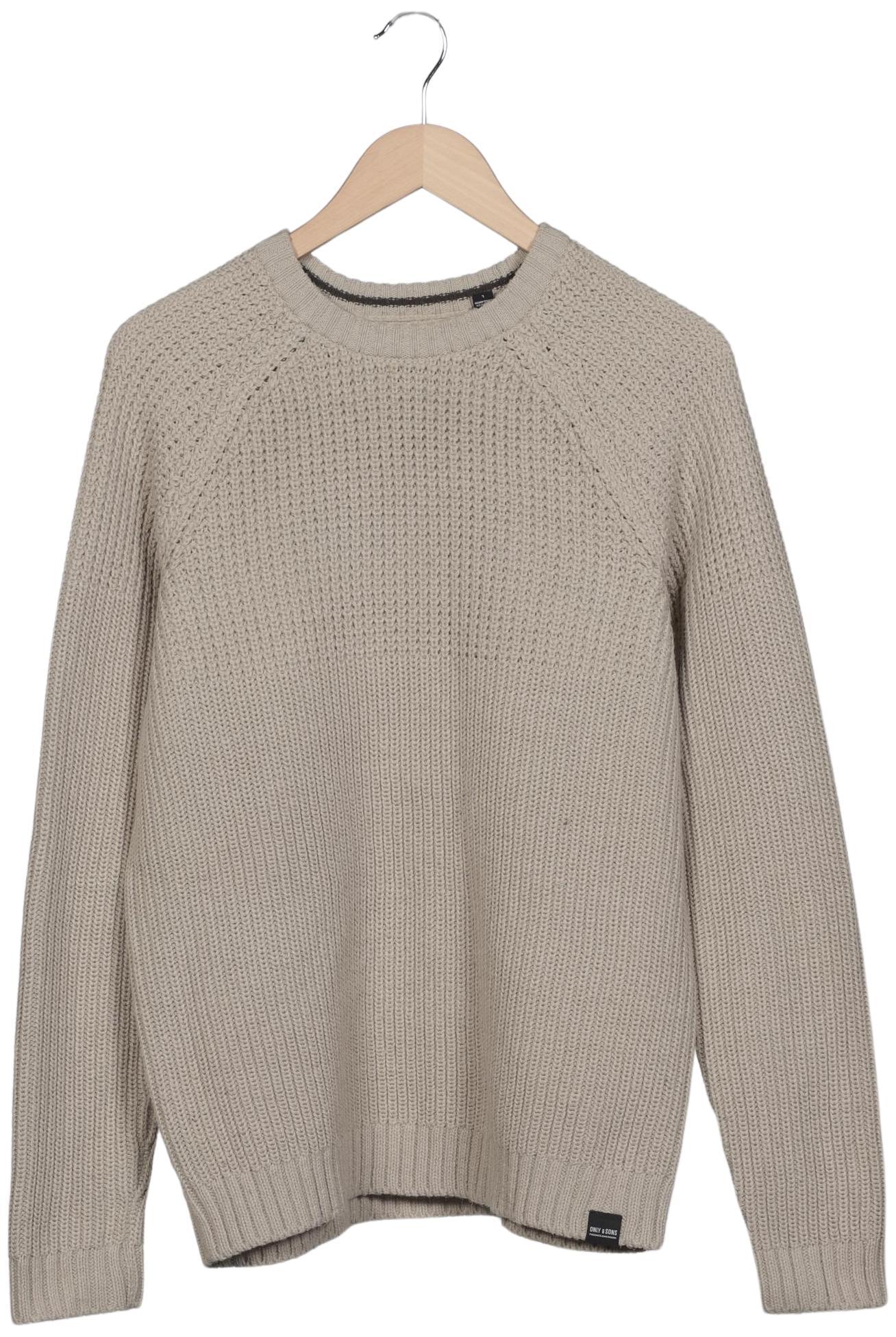 

Only & Sons Herren Pullover, beige, Gr. 52