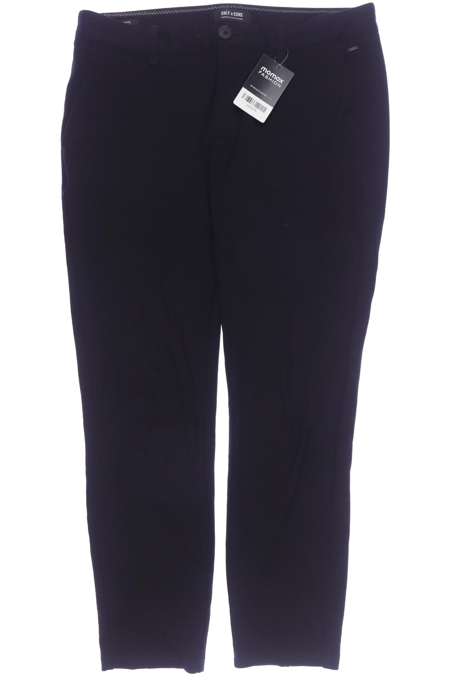Thumbnail - Only &amp; Sons Herren Stoffhose, schwarz, Gr. 31