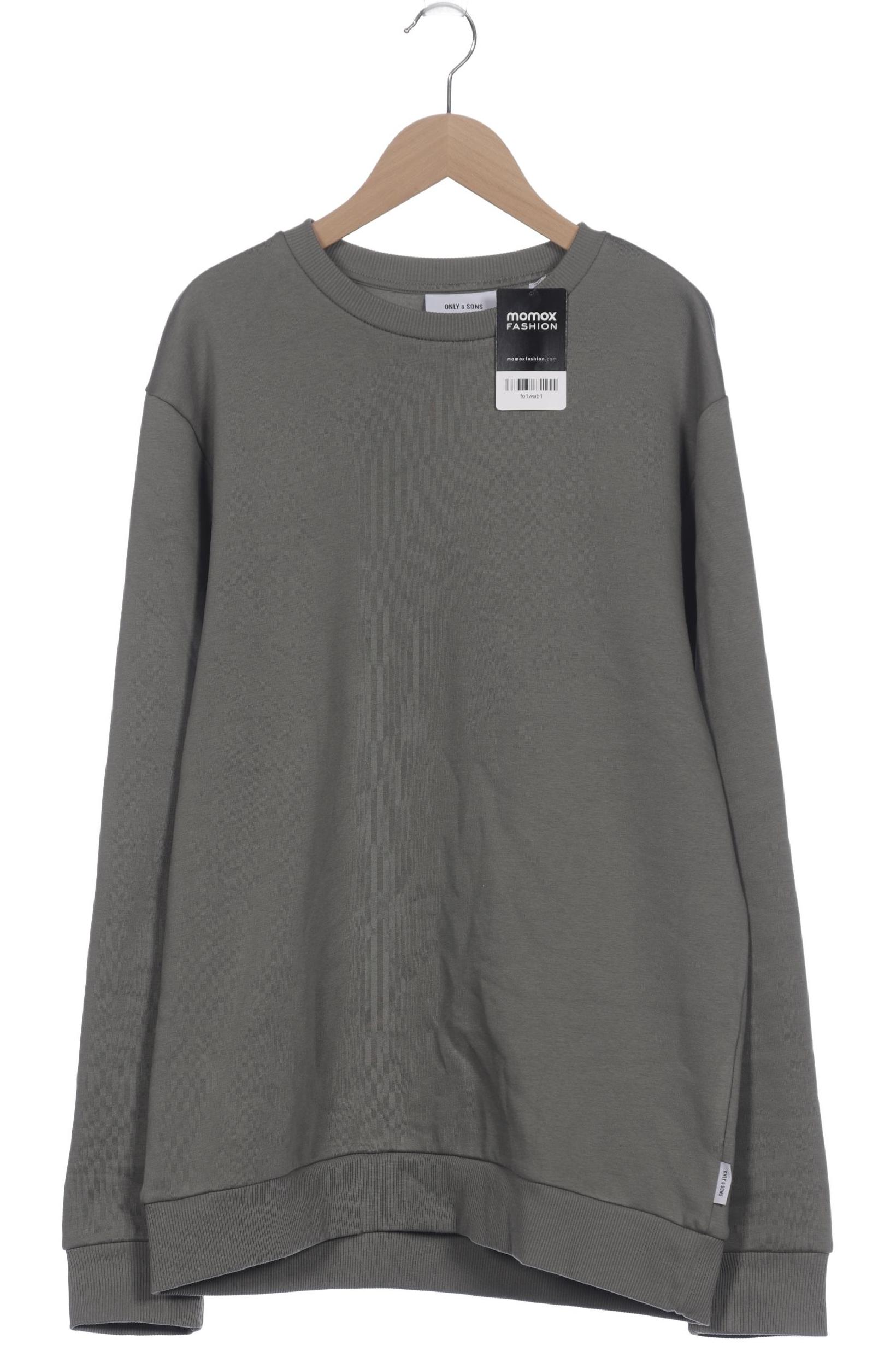 

Only & Sons Herren Sweatshirt, grün, Gr. 48